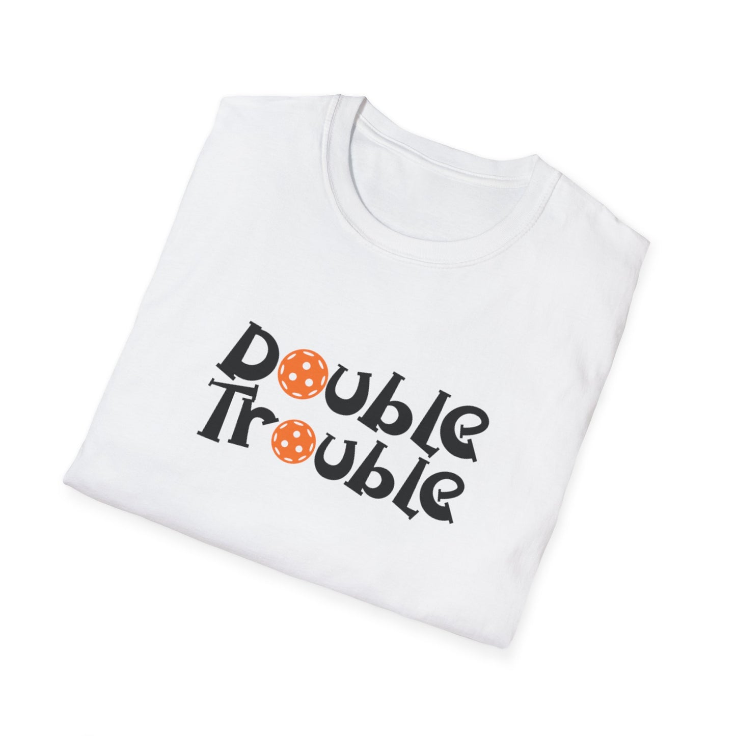 Men's Funny Pickleball T-shirt - Double Trouble