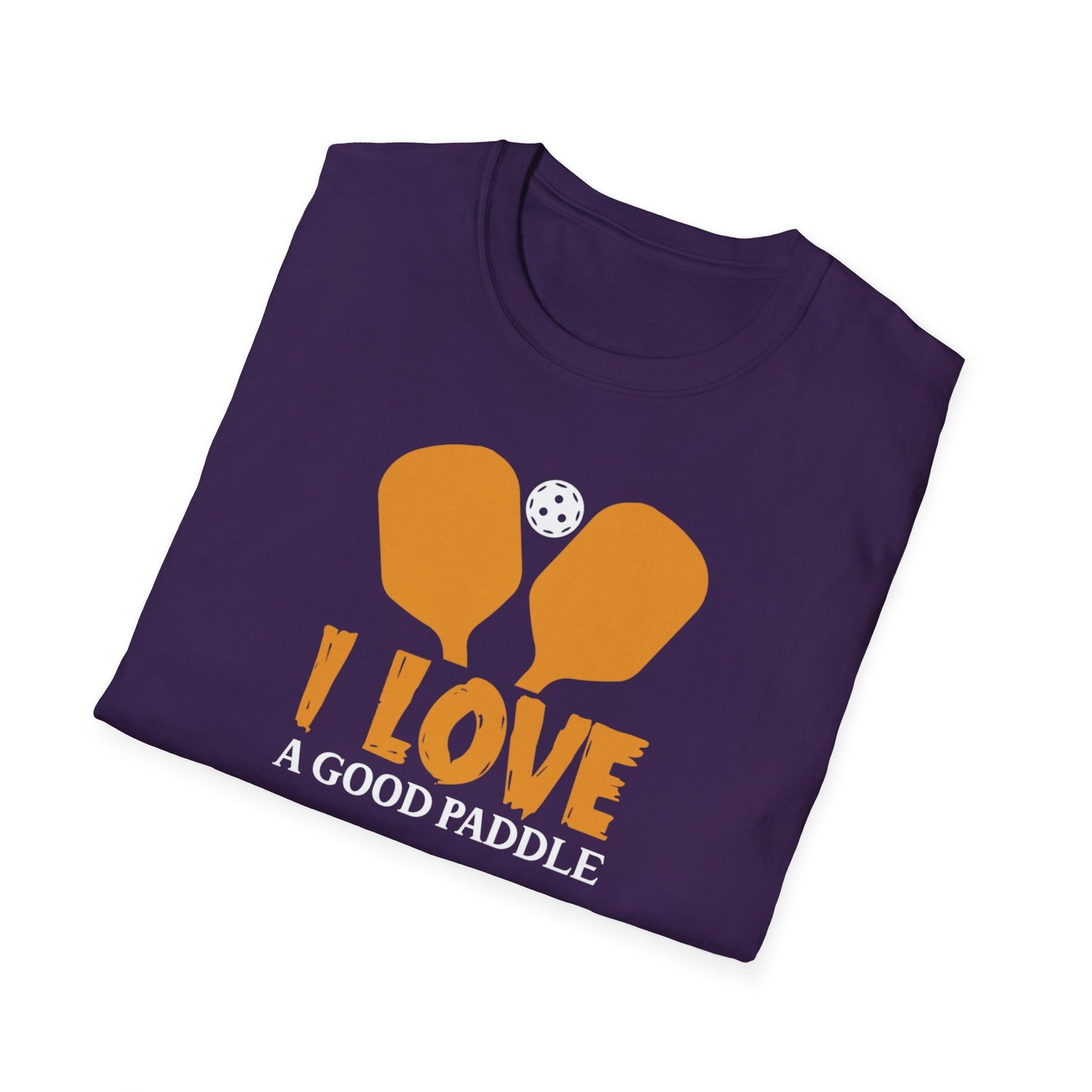 Men's Playful Pickleball T-shirt - I Love a Good Paddle