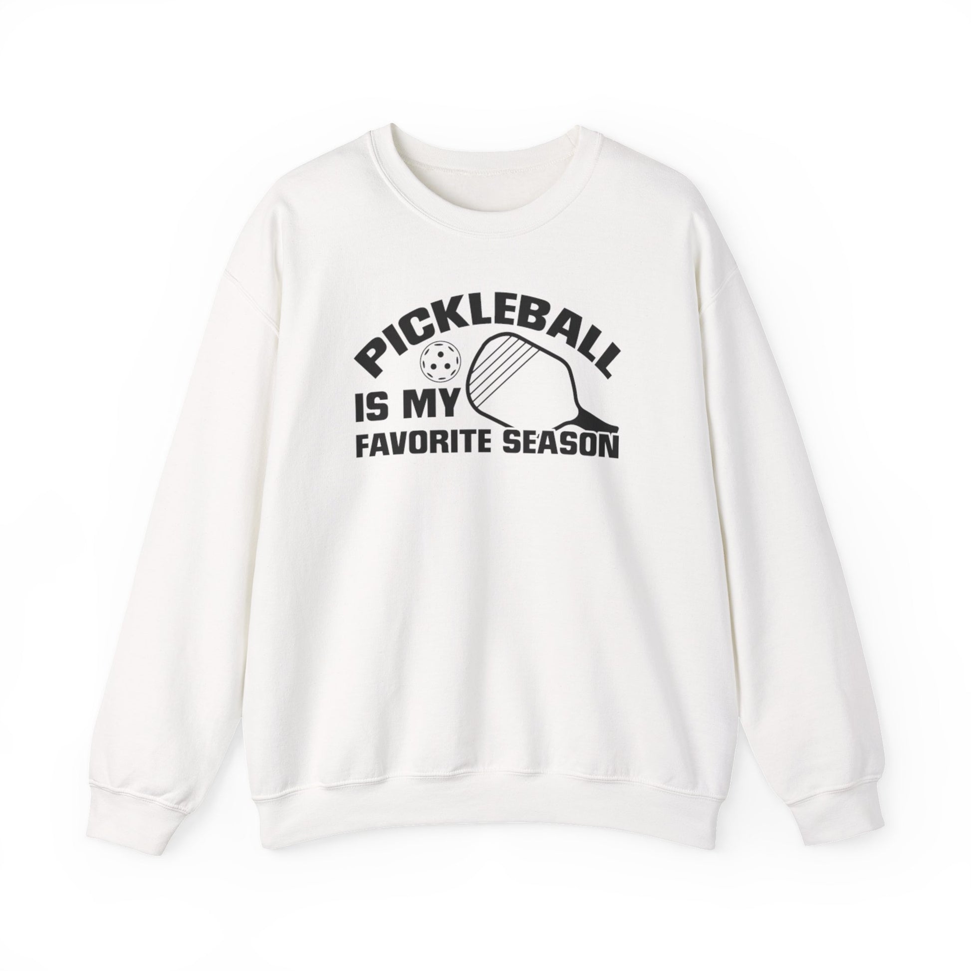 Men's Pickleball Sweatshirt - Pickleball Is My Favorite Season White