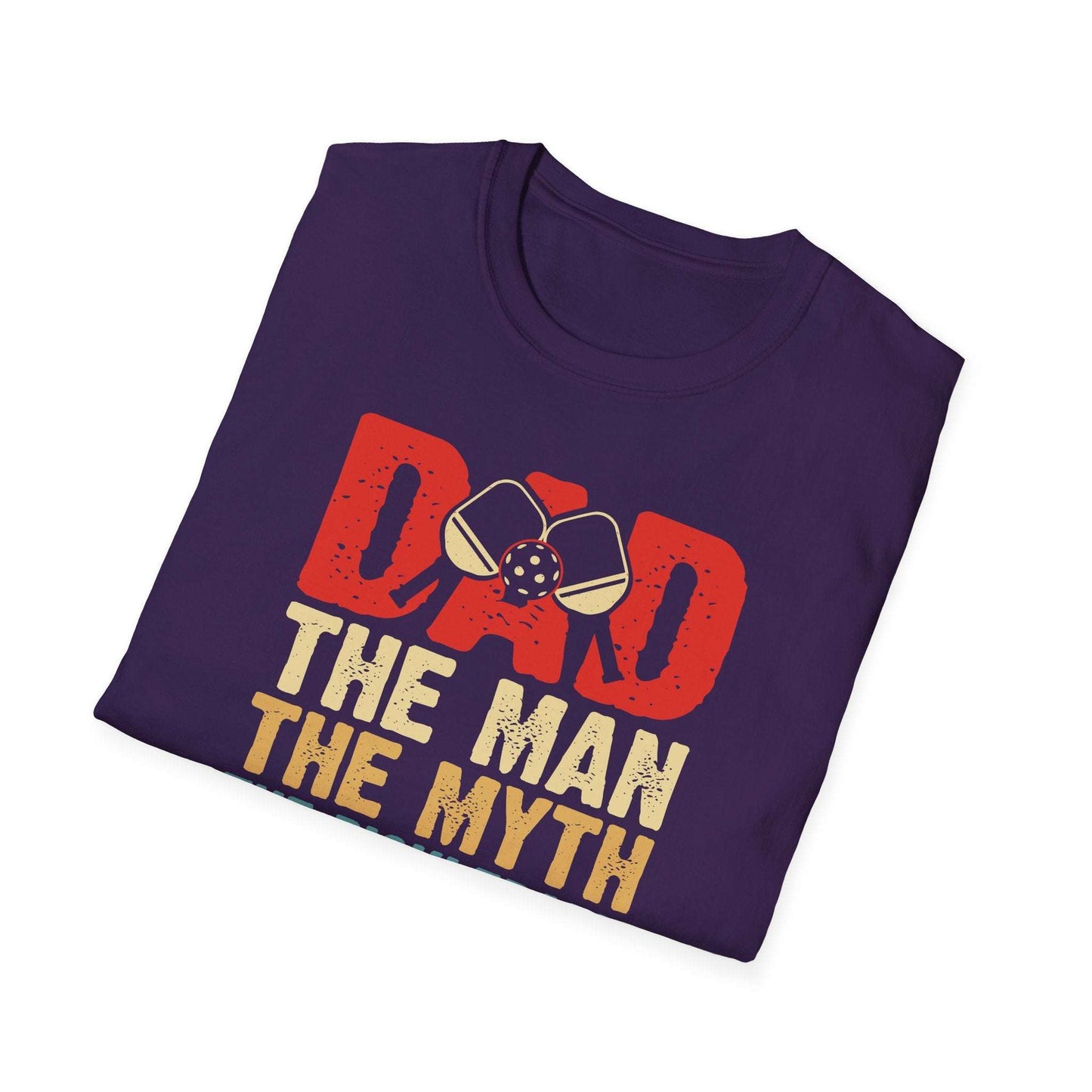 Men's Cool Pickleball T-shirt - DAD THE PICKLEBALL LEGEND RETRO