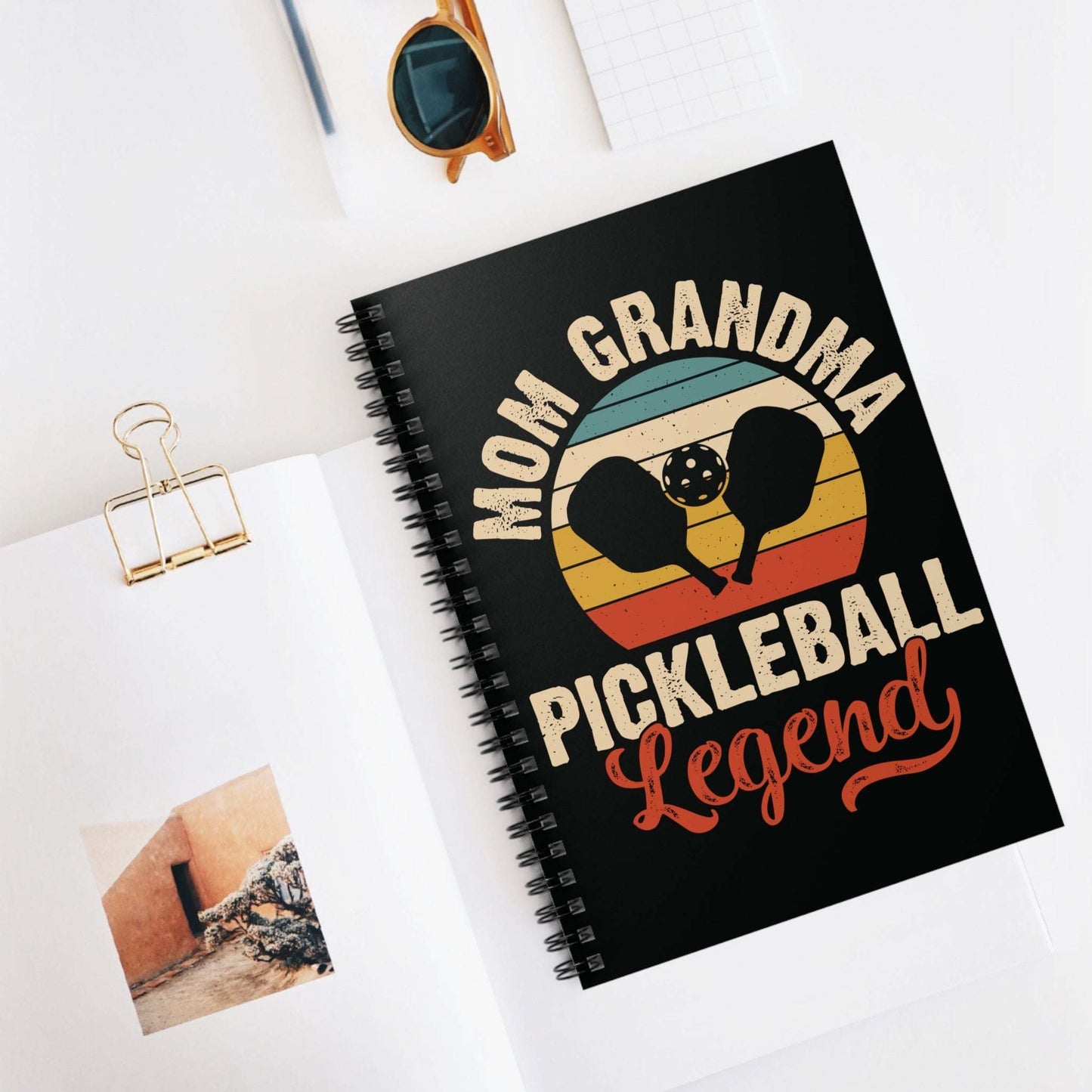Pickleball Practical Notebook - Mom Grandma Pickleball Legend