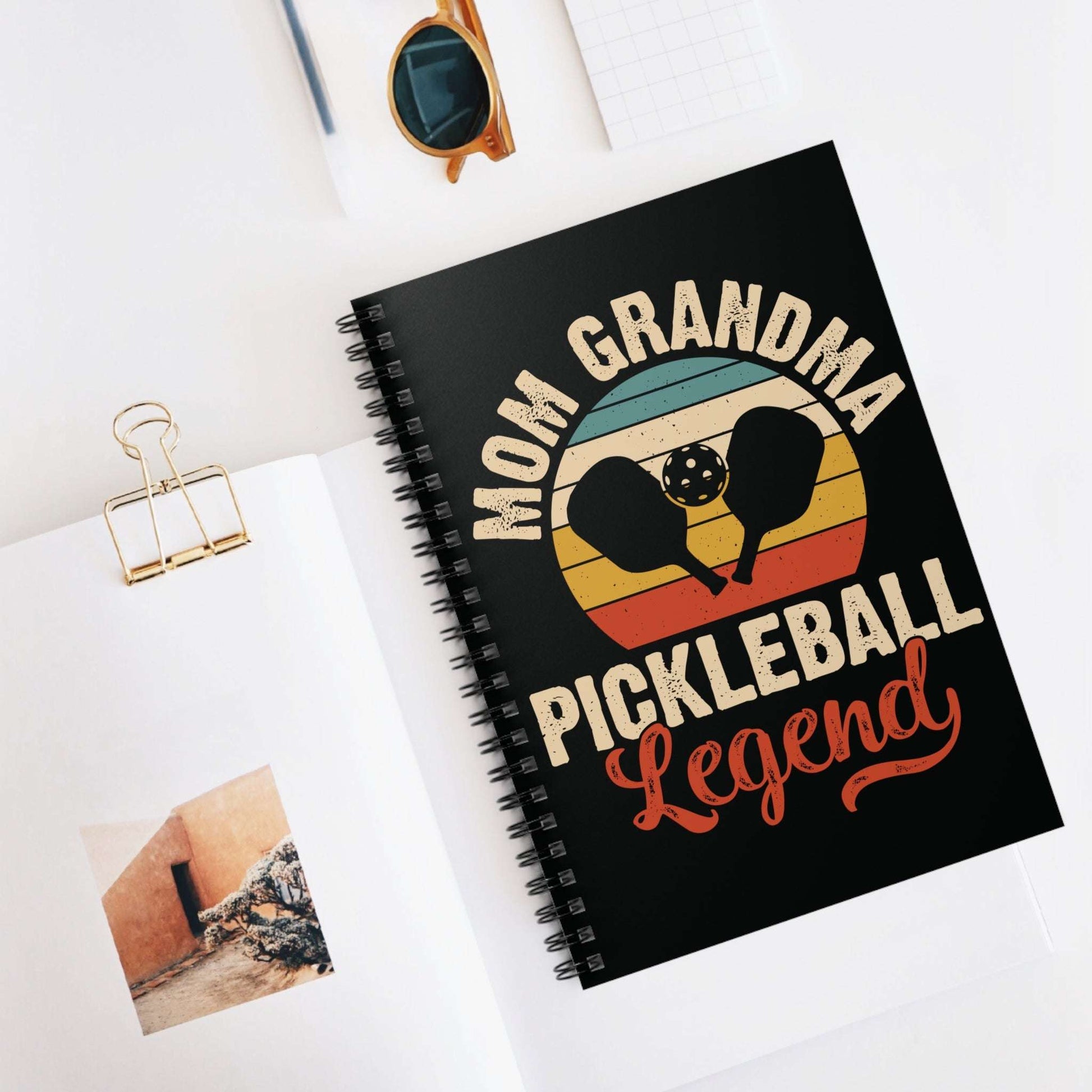 Pickleball Practical Notebook - Mom Grandma Pickleball Legend