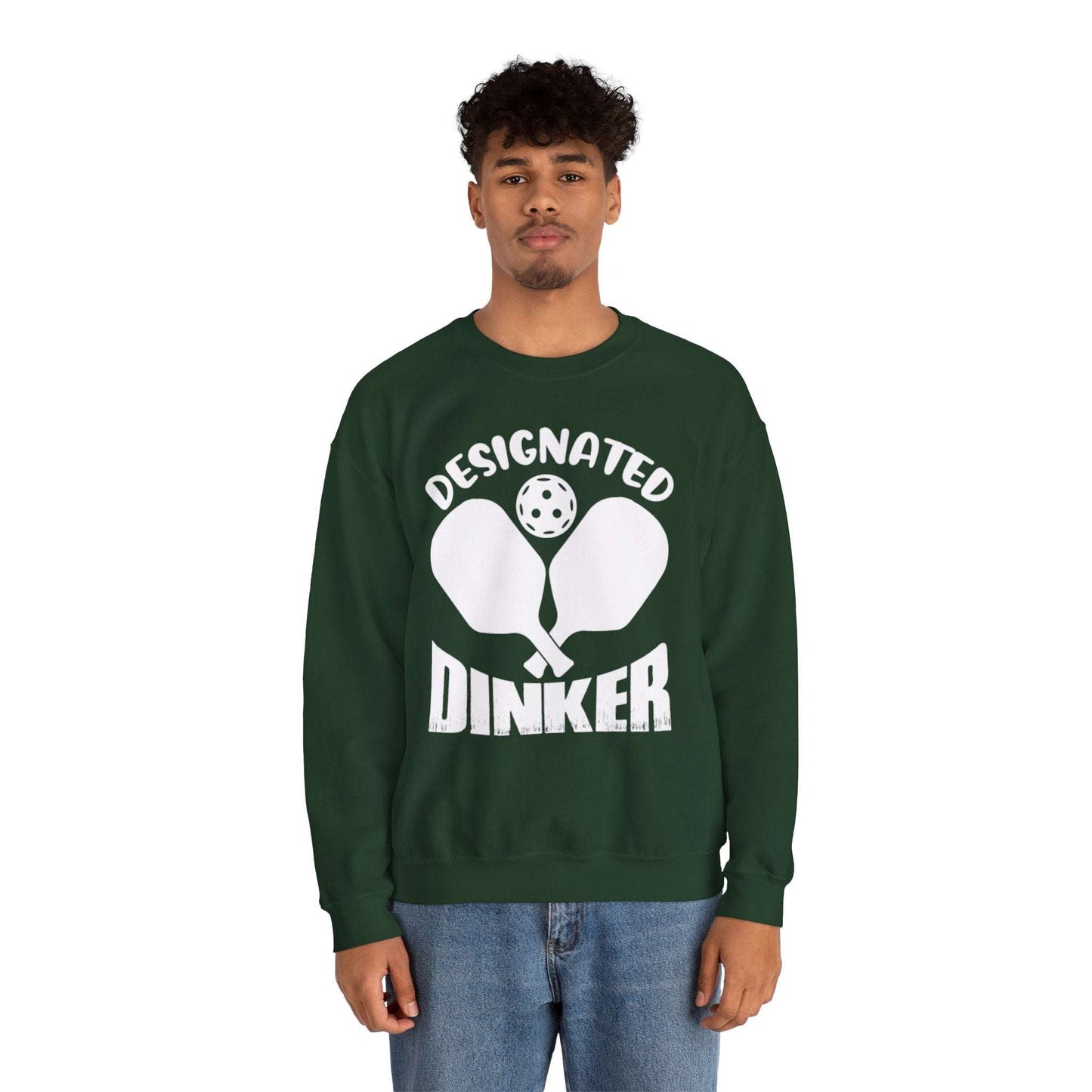 Men's Unique Pickleball Sweatshirt - Designated Dinker