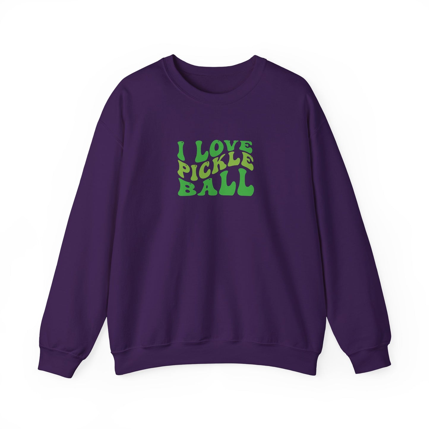 Men's Comfy Pickleball Sweatshirt - I Love Pickleball