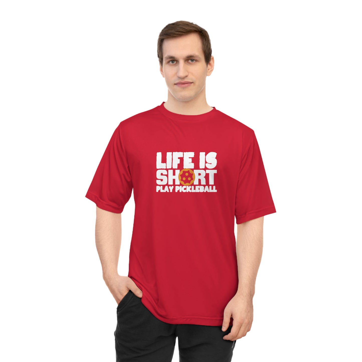 Men's Funny Pickleball T-shirt - Life Is Short Play Pickleball
