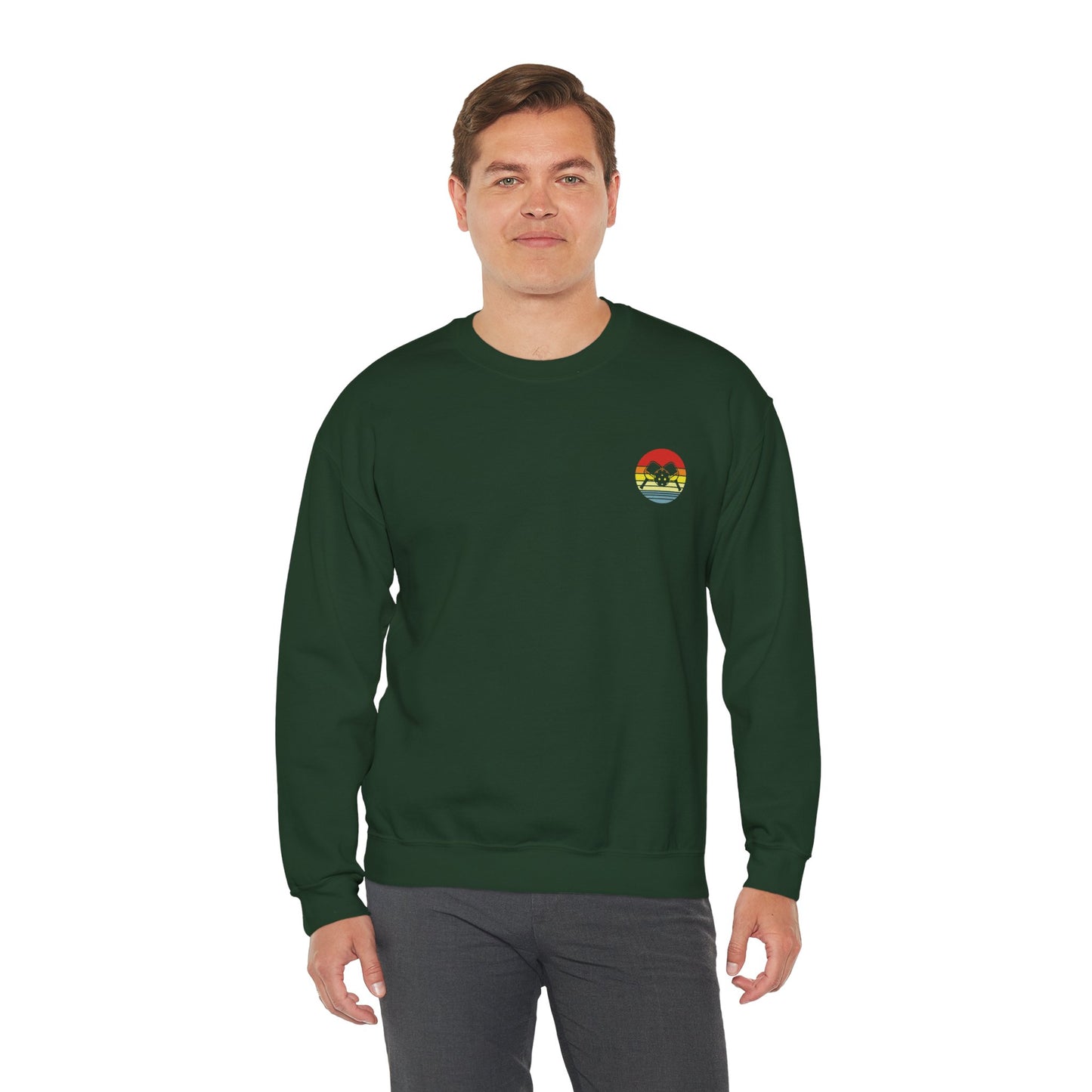 Men's Cool Pickleball Sweatshirt - Just a Guy Who Loves Pickleball