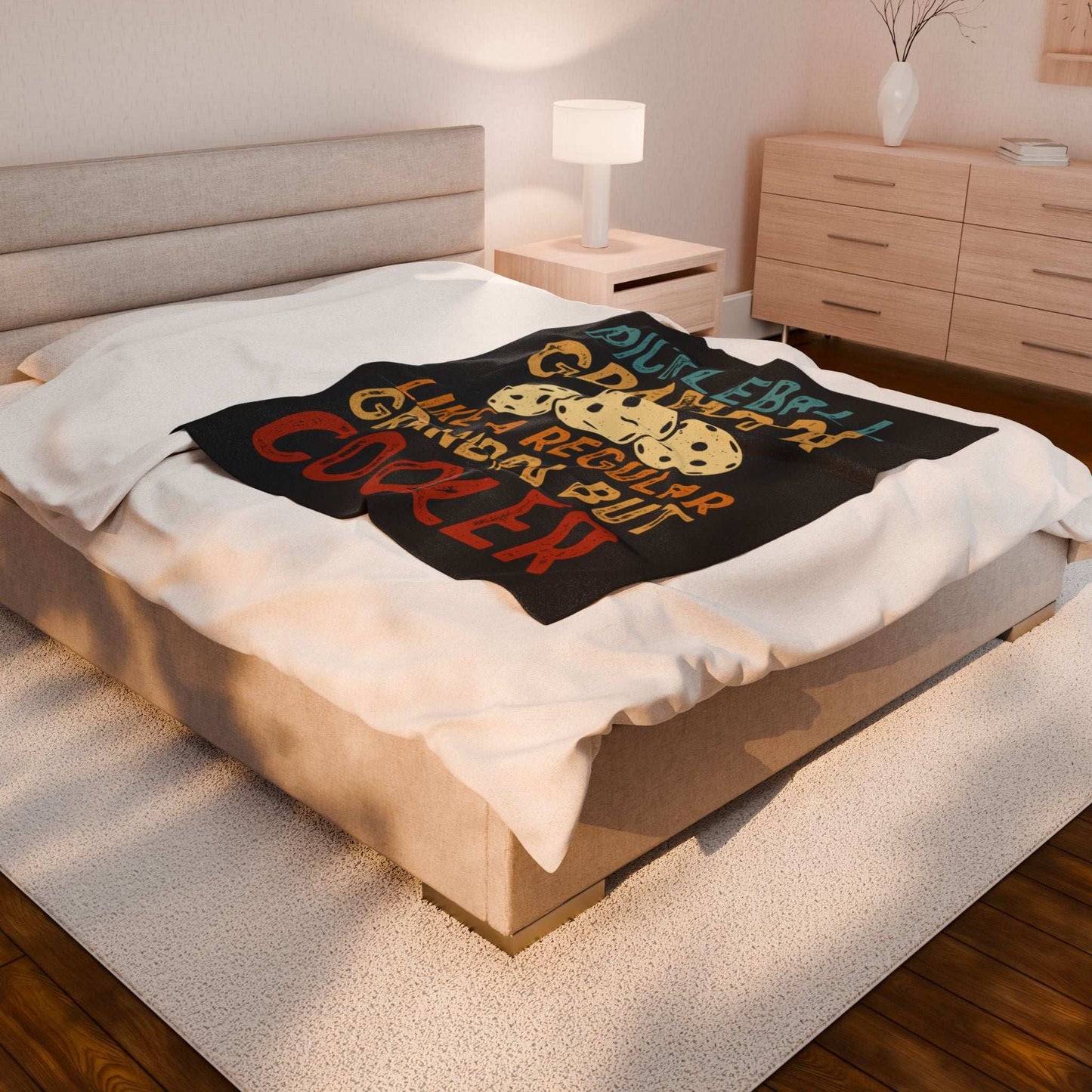 Pickleball Cool Blanket - Pickleball Grandpa Like a Regular But Cooler