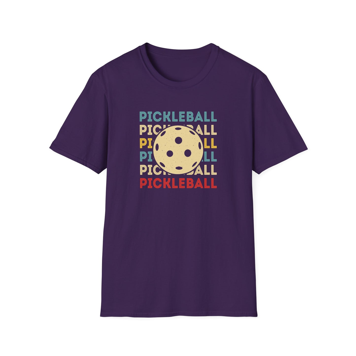 Men's Fun Pickleball T-shirt - Pickleball and Ball