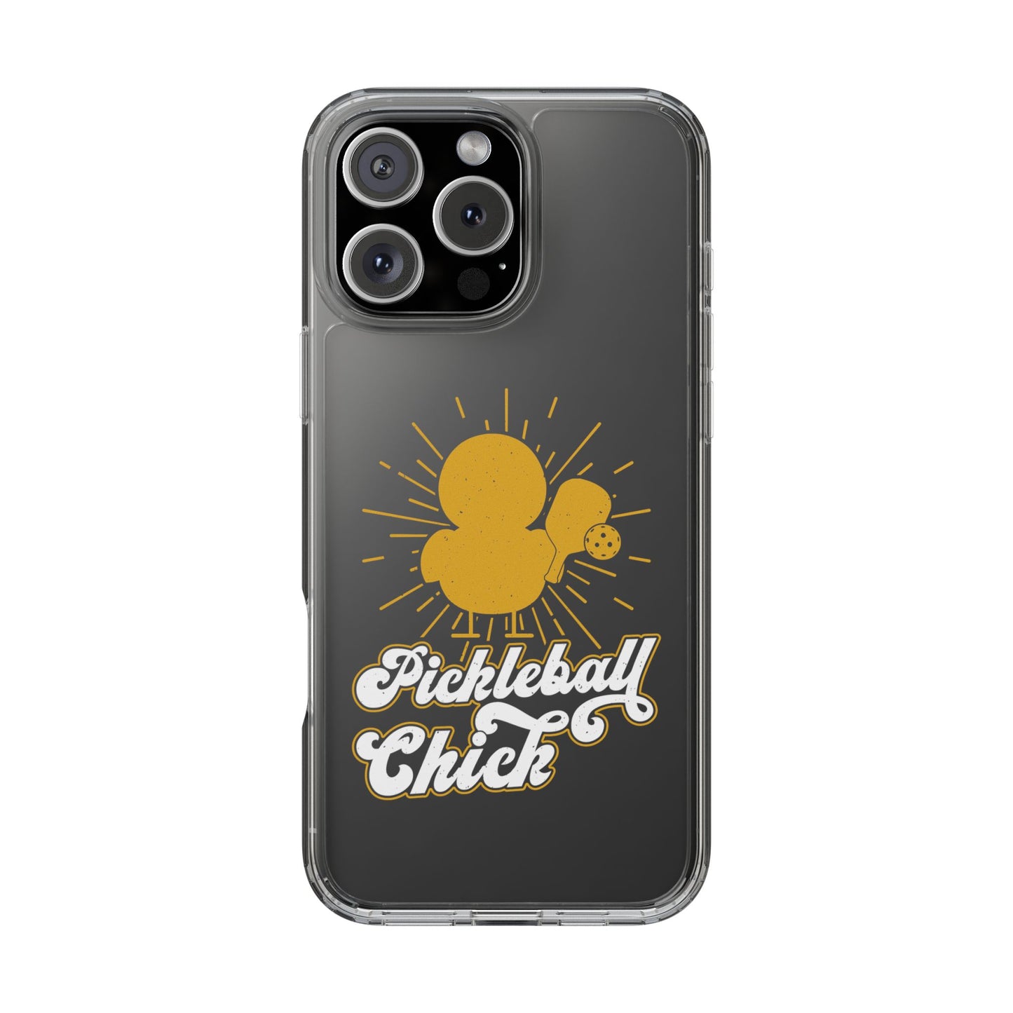 Pickleball Funny Phone case - Pickleball Chick Clear