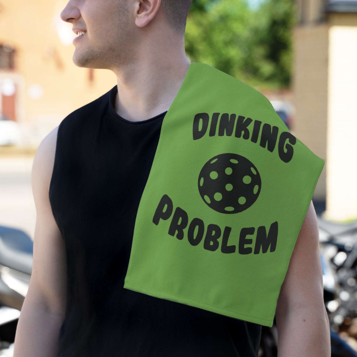 Pickleball Funny Rally Towel - Dinking Problem