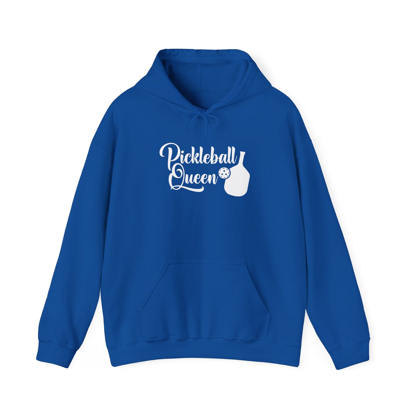 Women's Durable Pickleball Hoodie - Pickleball Queen Royal