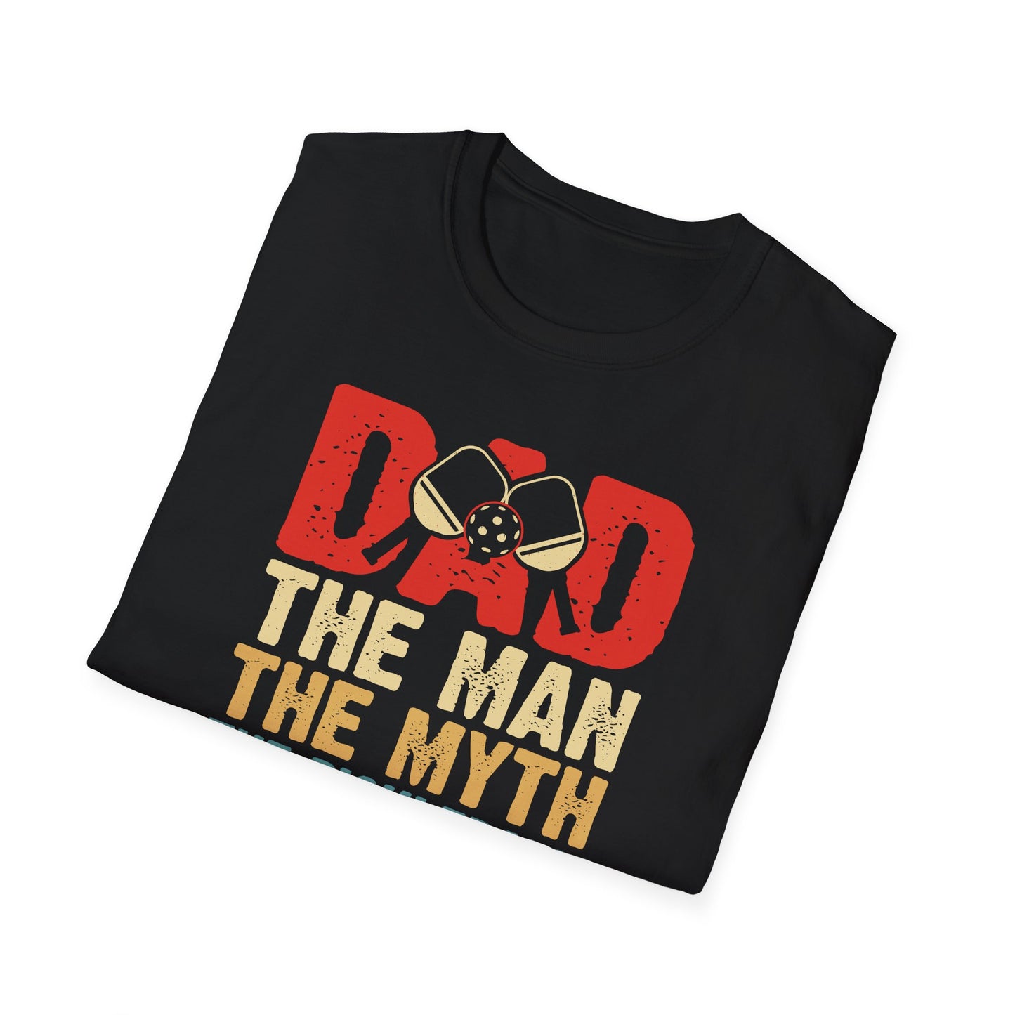 Men's Cool Pickleball T-shirt - DAD THE PICKLEBALL LEGEND RETRO