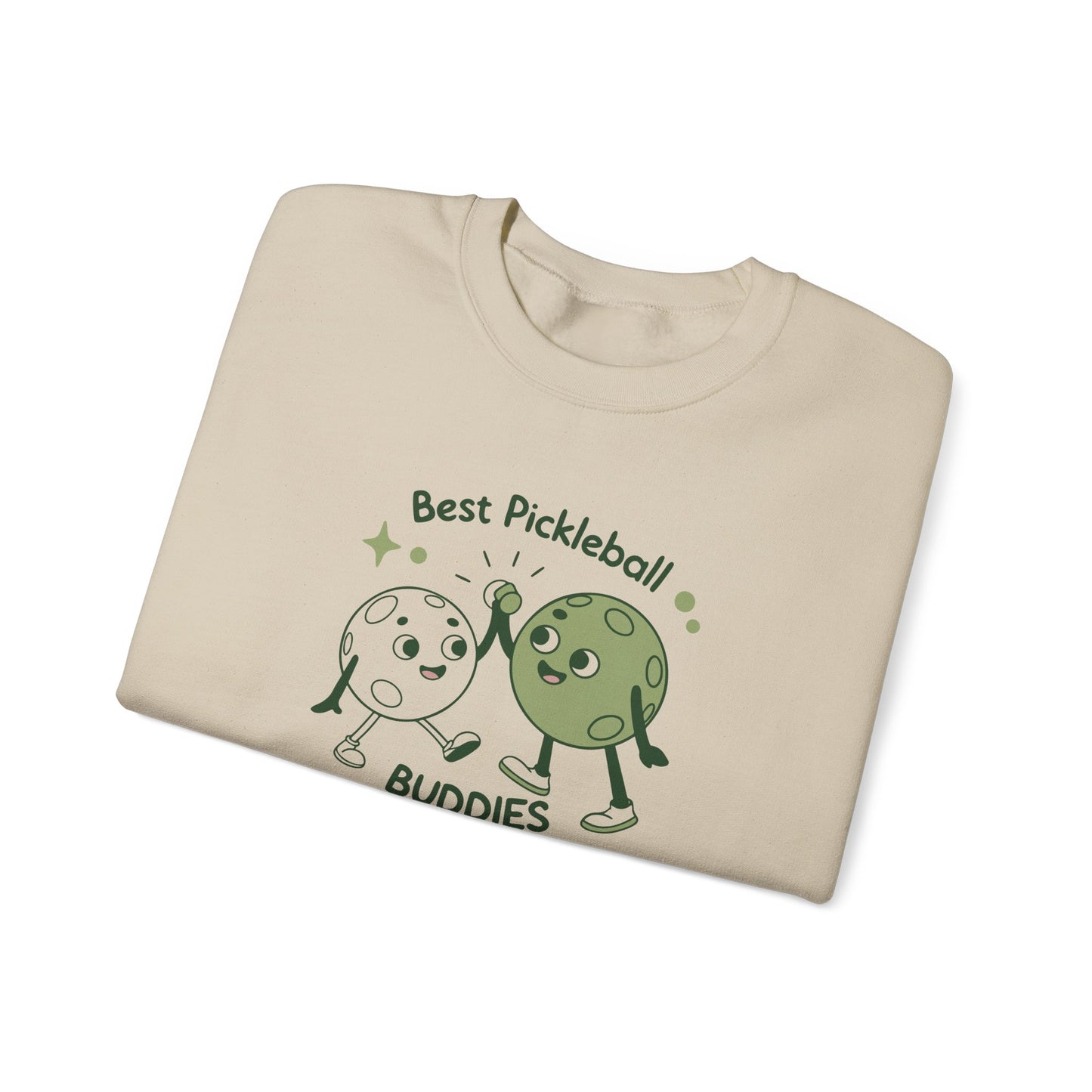 Women's Cute Pickleball Sweatshirt - Best Pickleball Buddies