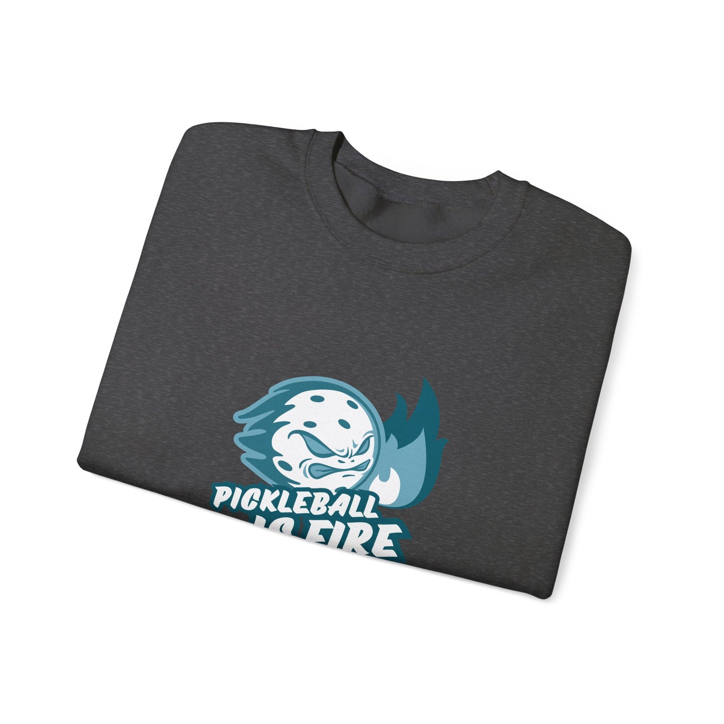 Men's Funny Pickleball Sweatshirt - Pickleball Is Fire