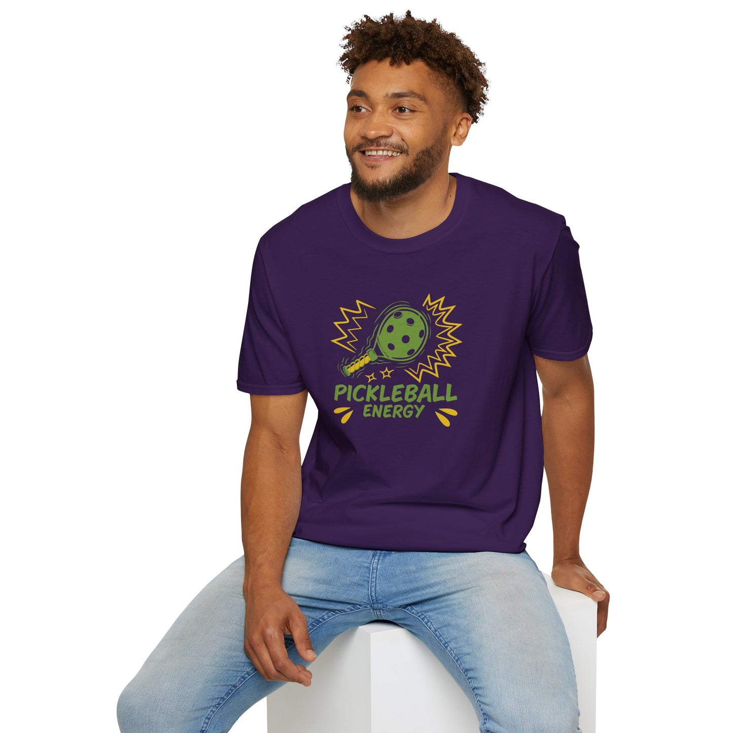 Men's Playful Pickleball T-shirt - Pickleball Energy