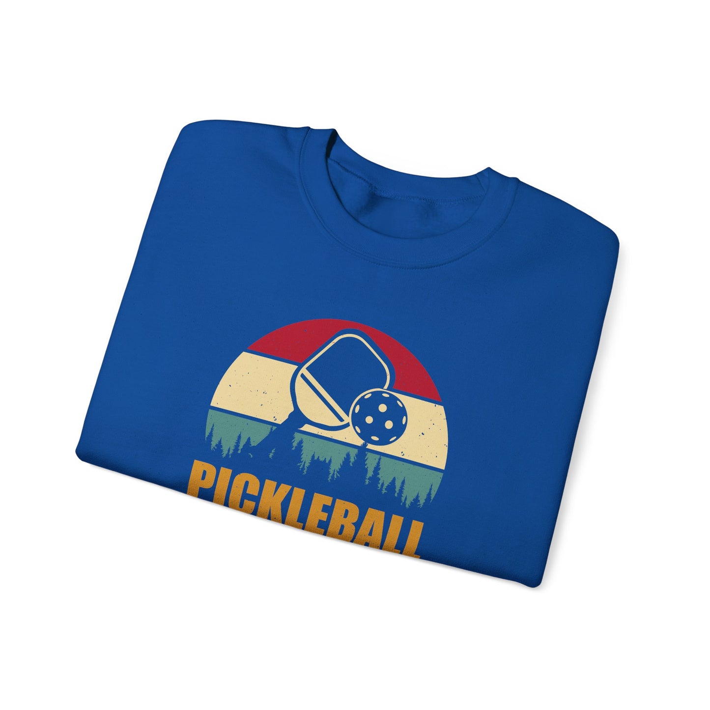 Men's Comfy Pickleball Sweatshirt - Pickleball Retro