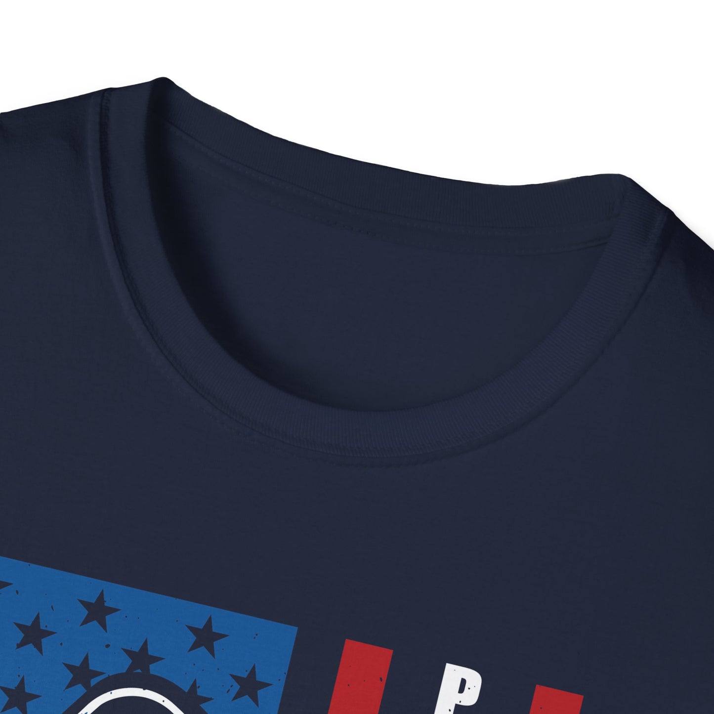Women's Bold Pickleball T-shirt - Pickleball with American Flag
