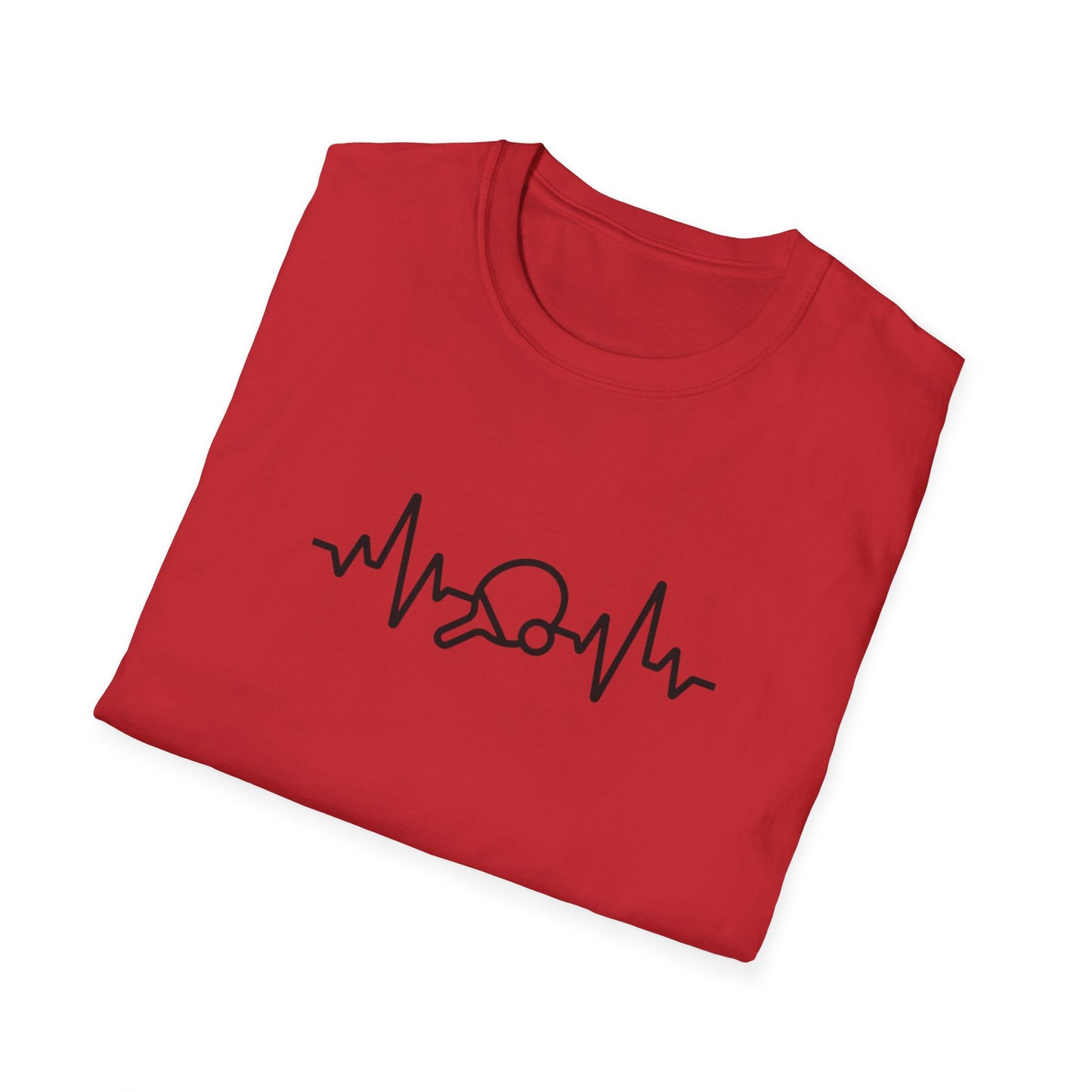 Men's Stylish Pickleball T-shirt - Pickleball Heartbeat