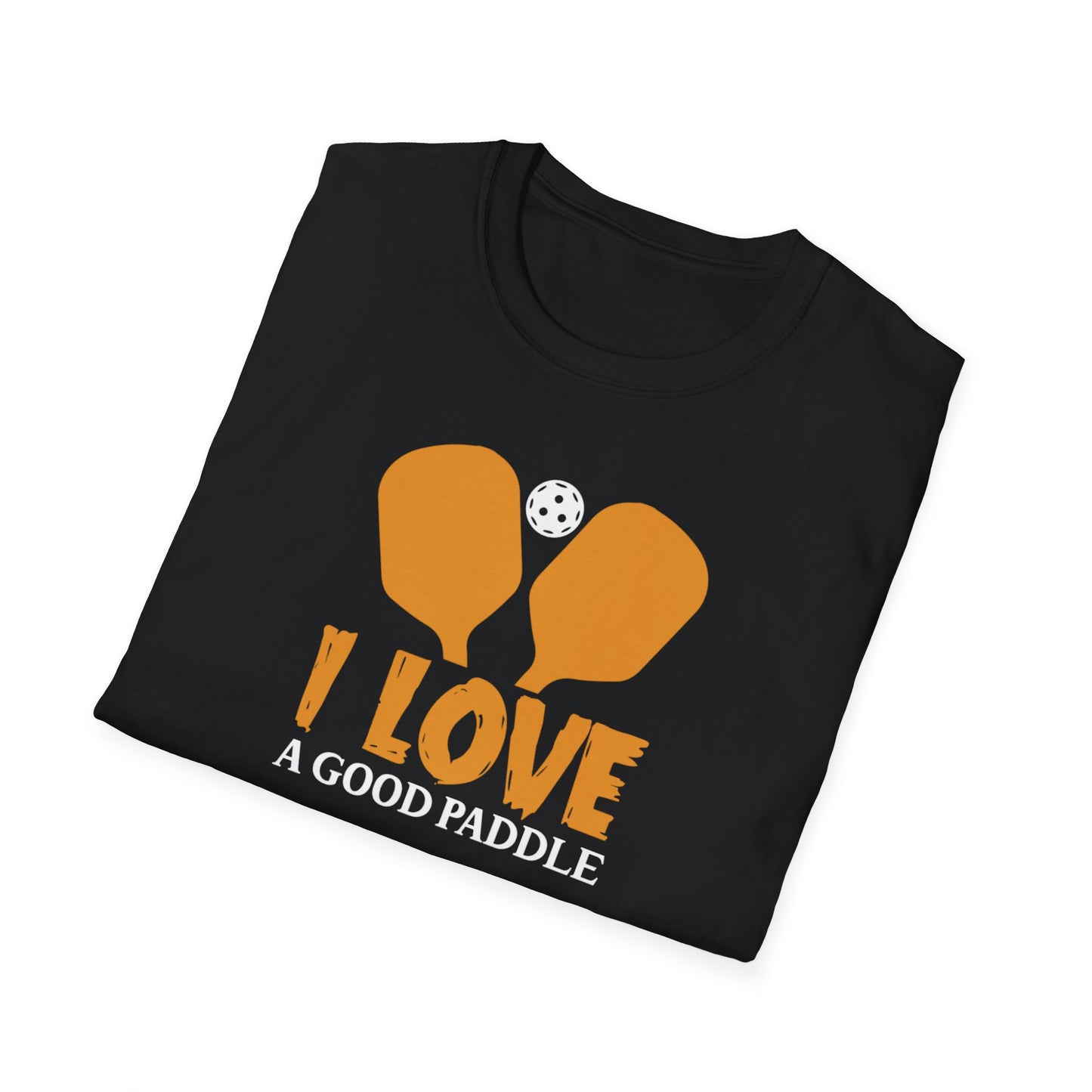 Men's Playful Pickleball T-shirt - I Love a Good Paddle