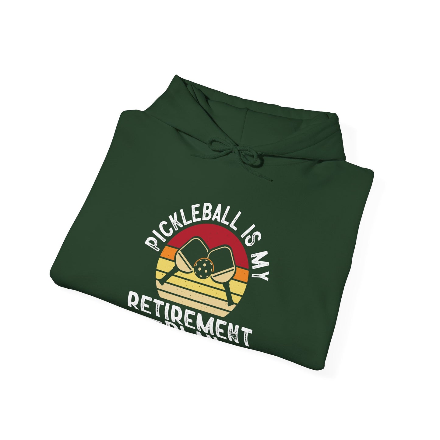 Women's Durable Pickleball Hoodie - Pickleball Is My Retirement Plan