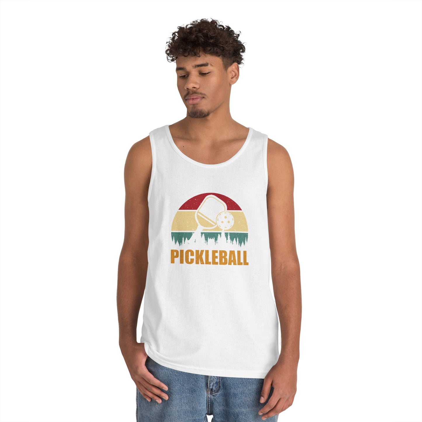 Men's Funny Pickleball Tank Top - Pickleball Retro