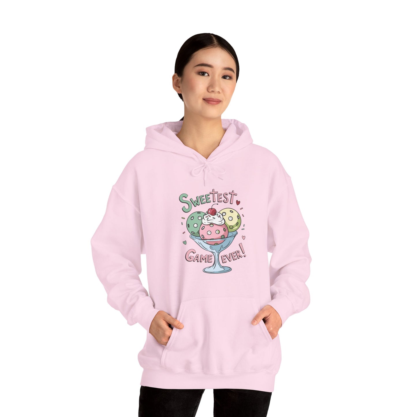 Women's Comfy Pickleball Hoodie - Sweetest Game Ever
