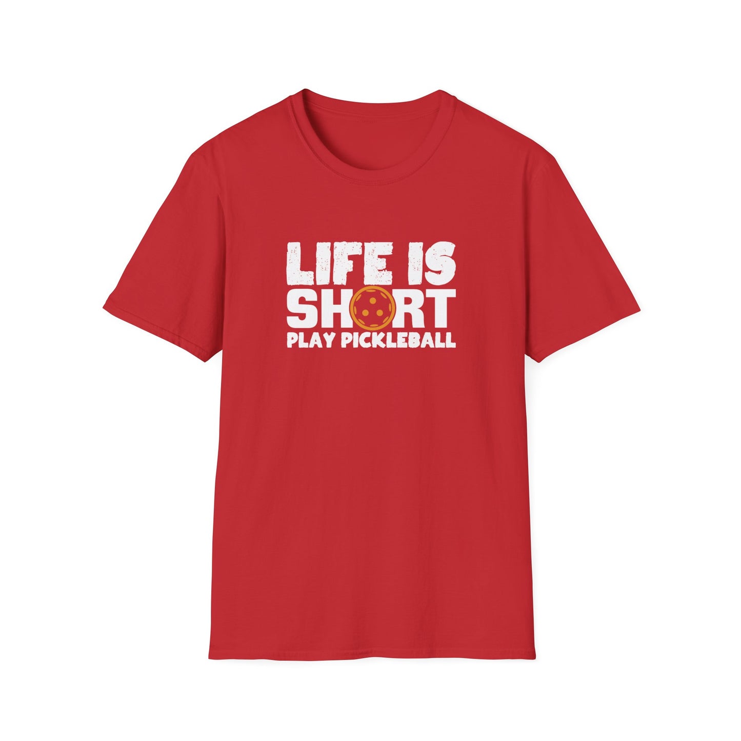 Men's Hilarious Pickleball T-shirt - Life Is Short Play Pickleball