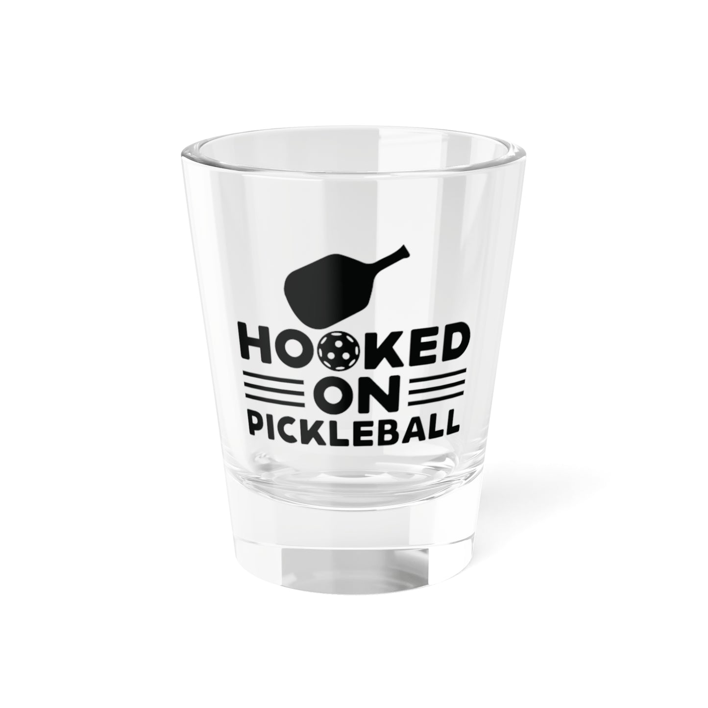 Pickleball Cool Shot Glass - Hooked on Pickleball 1.5oz