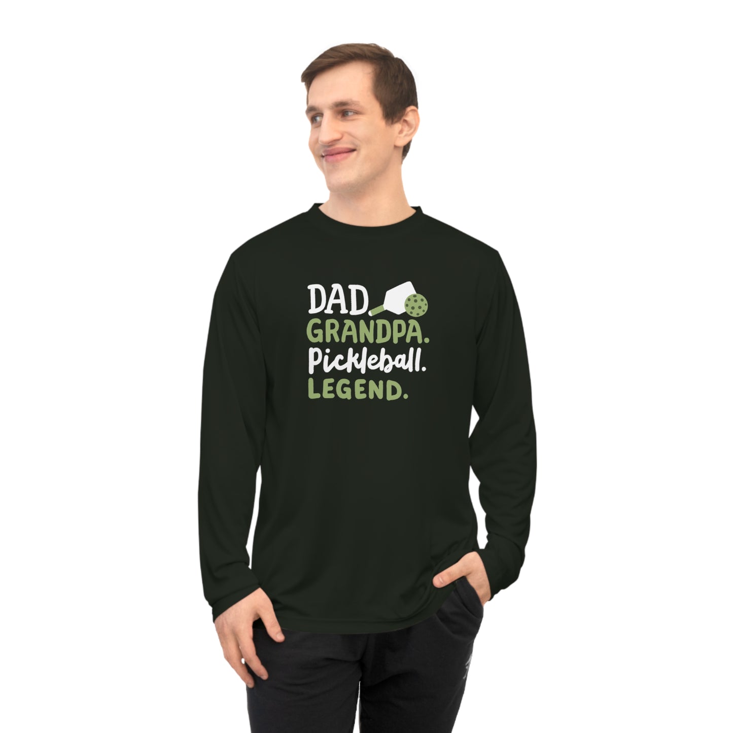 Men's Pickleball Long Sleeves top - Dad Grandpa Pickleball Legend