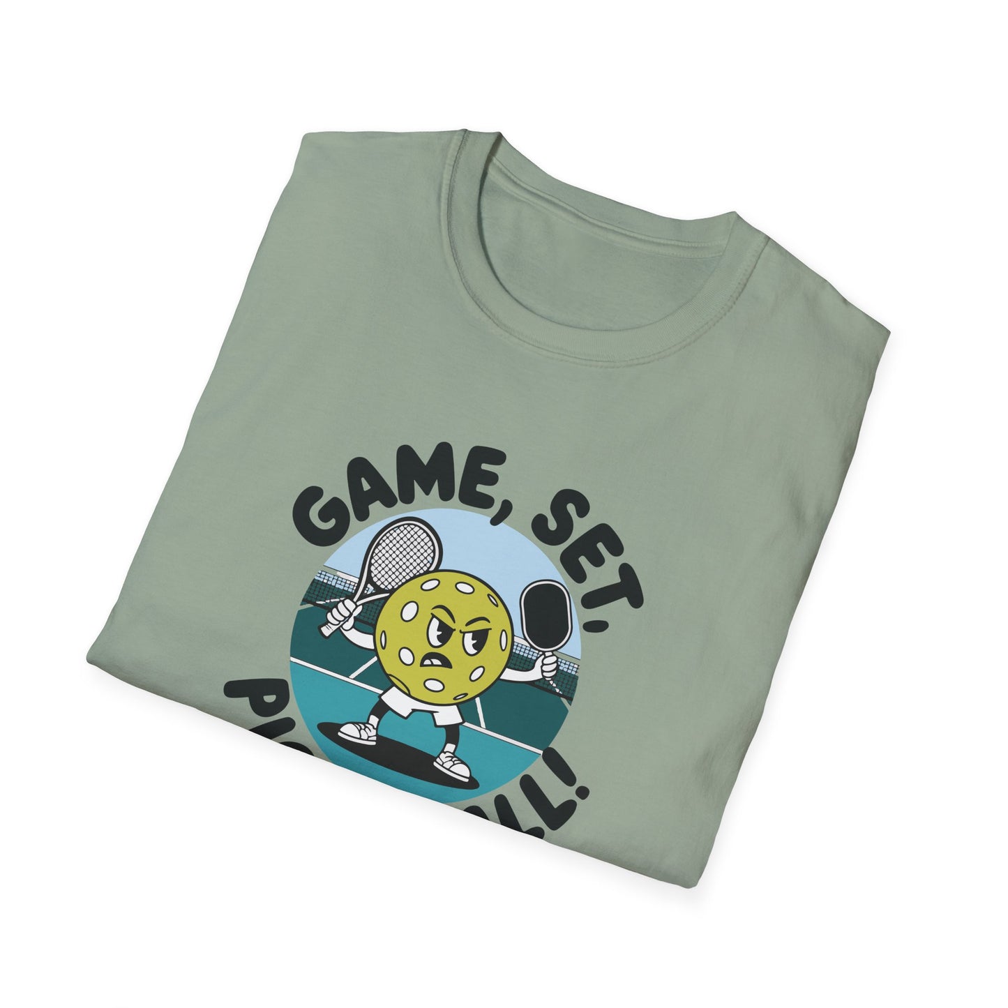 Men's Soft Pickleball T-shirt - Game, Set, Pickleball