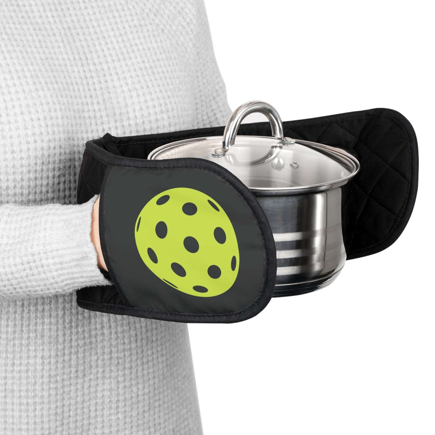 Pickleball Fun Oven Mitts - Pickleball Ball
