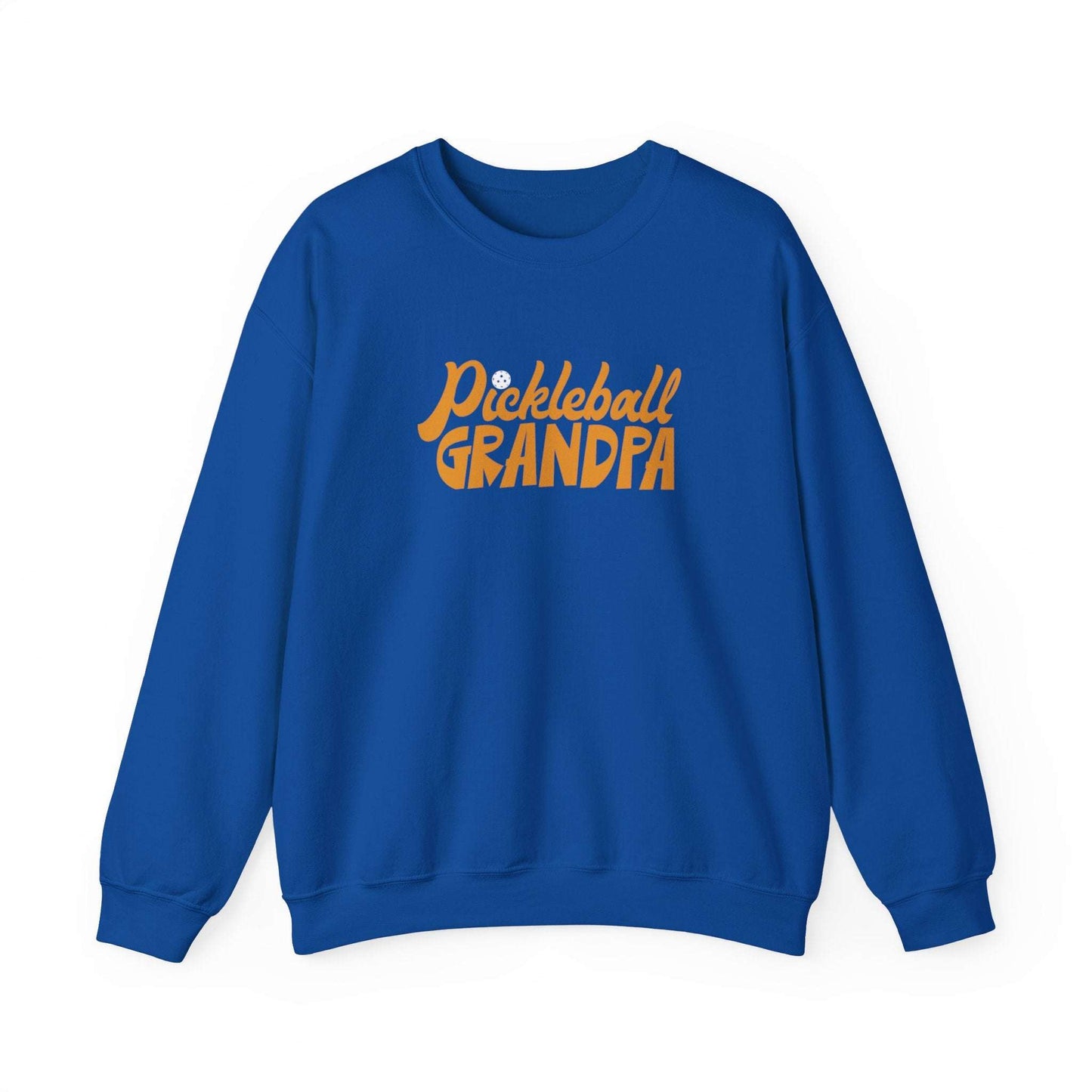 Men's Durable Pickleball Sweatshirt - Pickleball Grandpa Royal