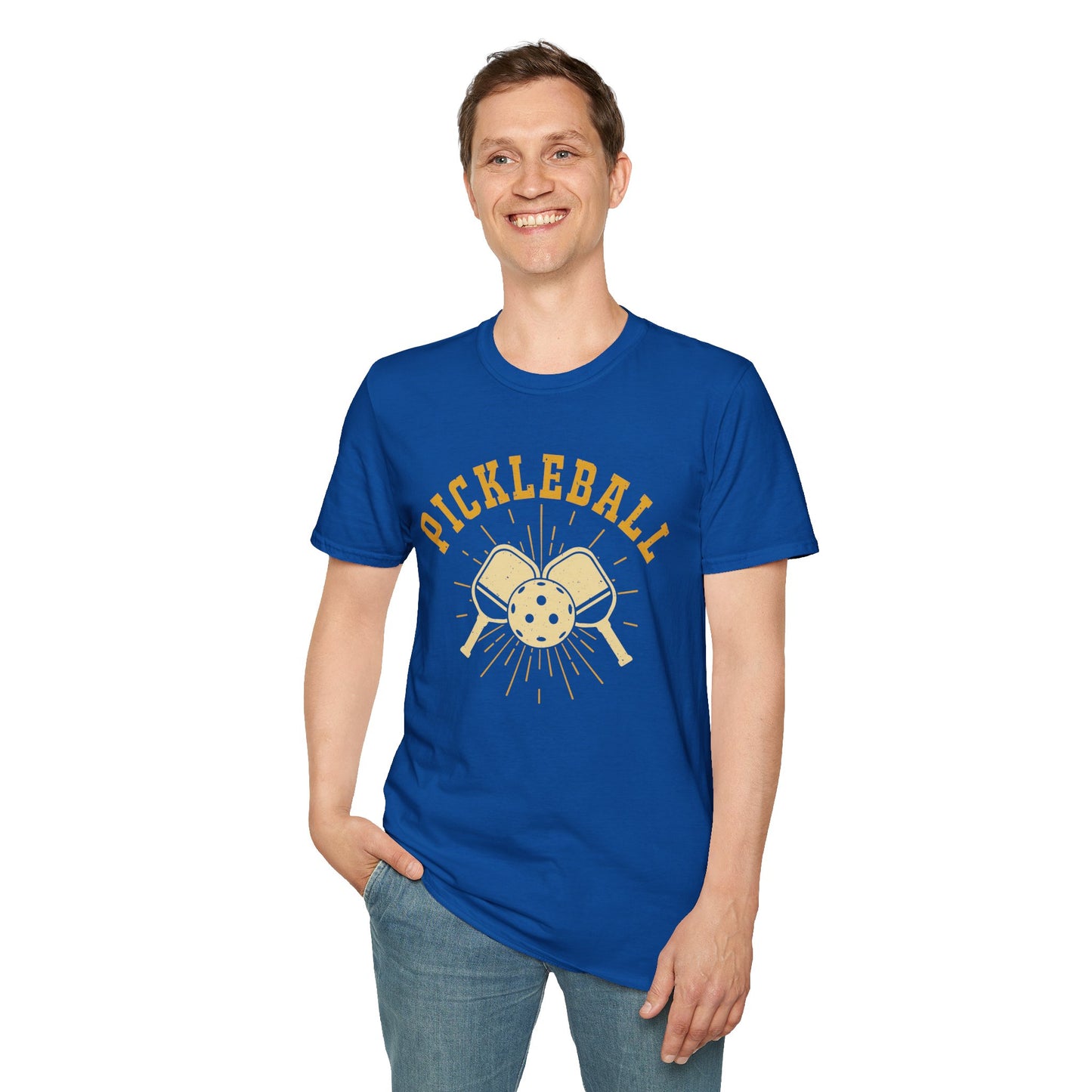 Men's Energetic Pickleball T-shirt - Pickleball Retro
