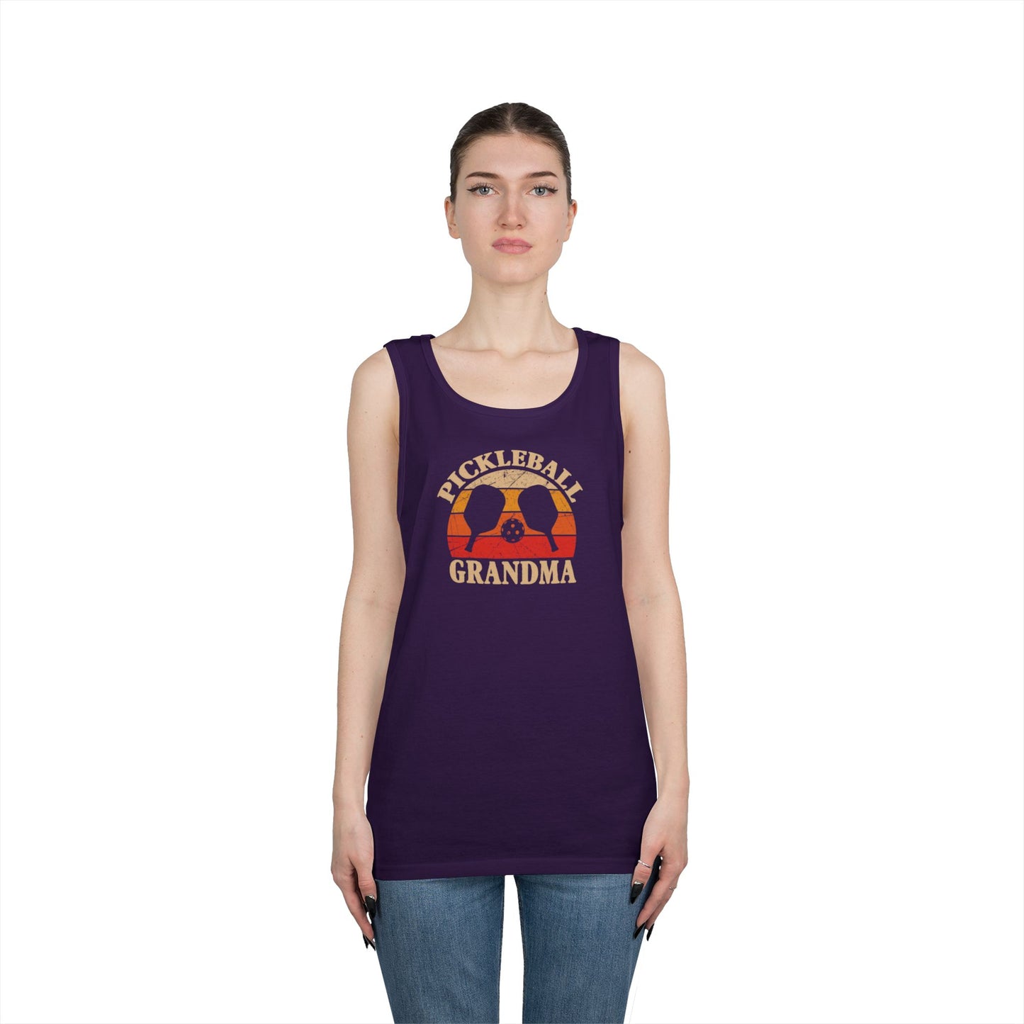 Women's Durable Pickleball Tank Top - Pickleball Grandma