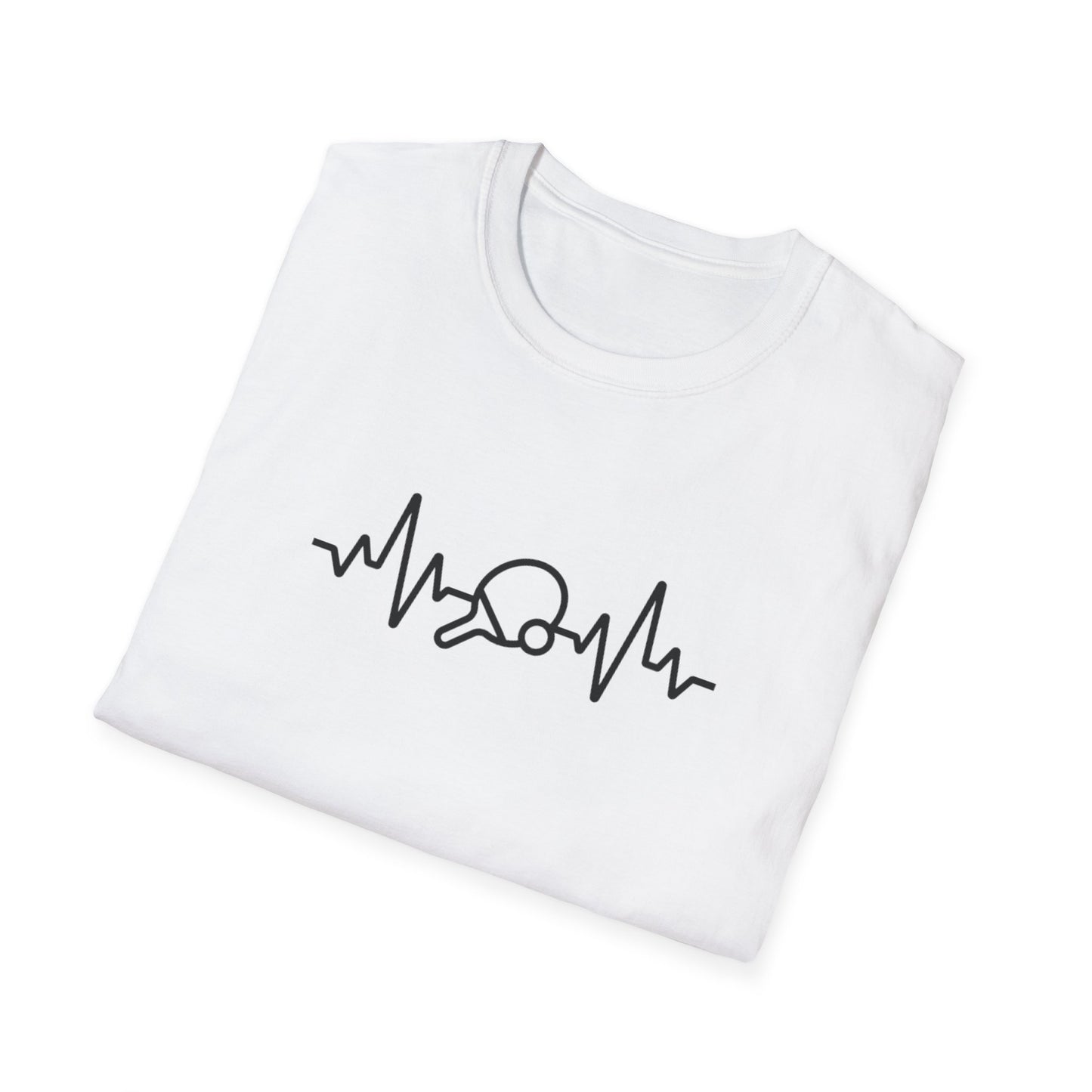 Men's Stylish Pickleball T-shirt - Pickleball Heartbeat