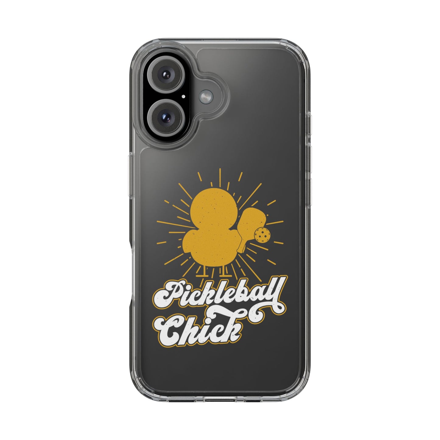 Pickleball Funny Phone case - Pickleball Chick Clear