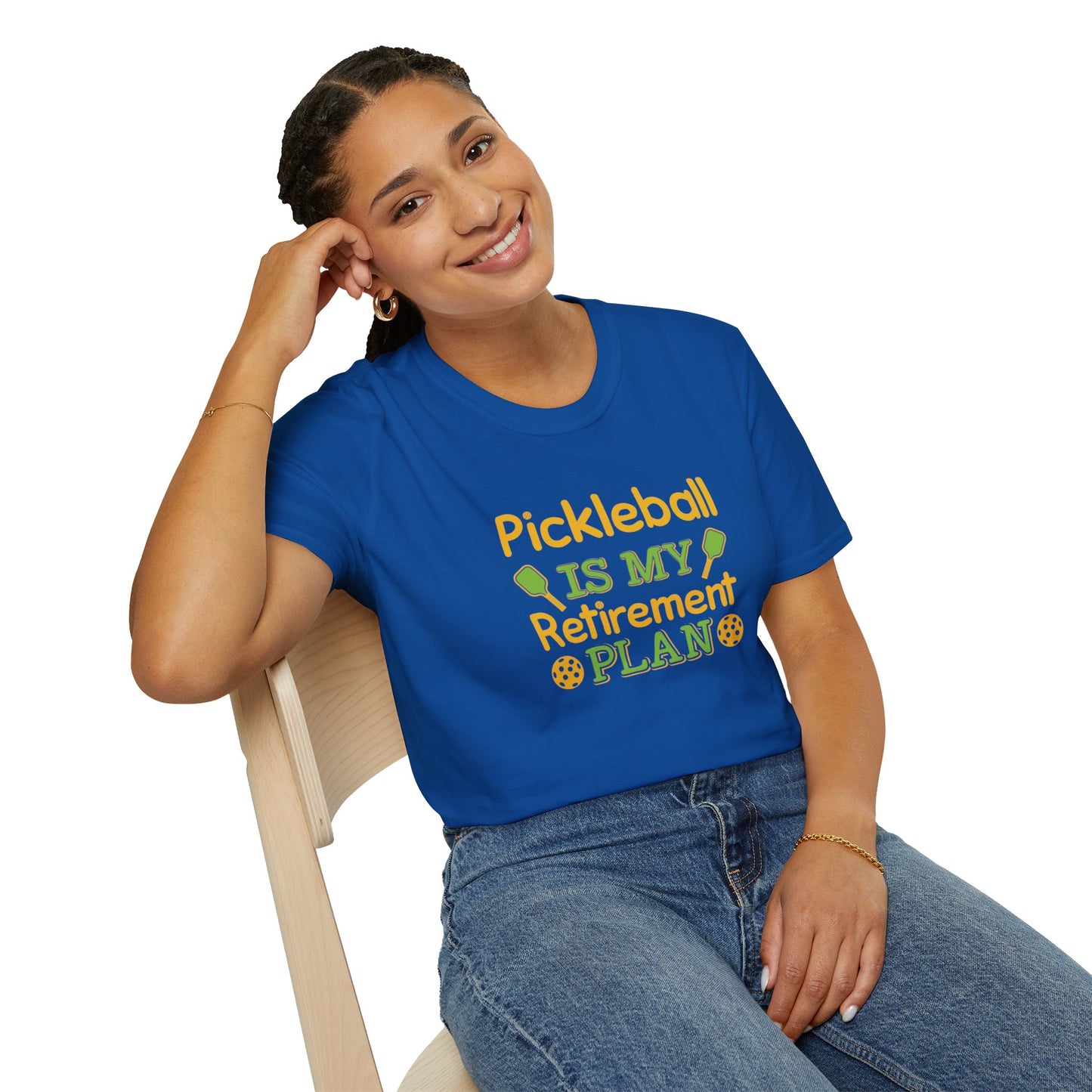 Women's Playful Pickleball T-shirt - Pickleball Is My Retirement Plan