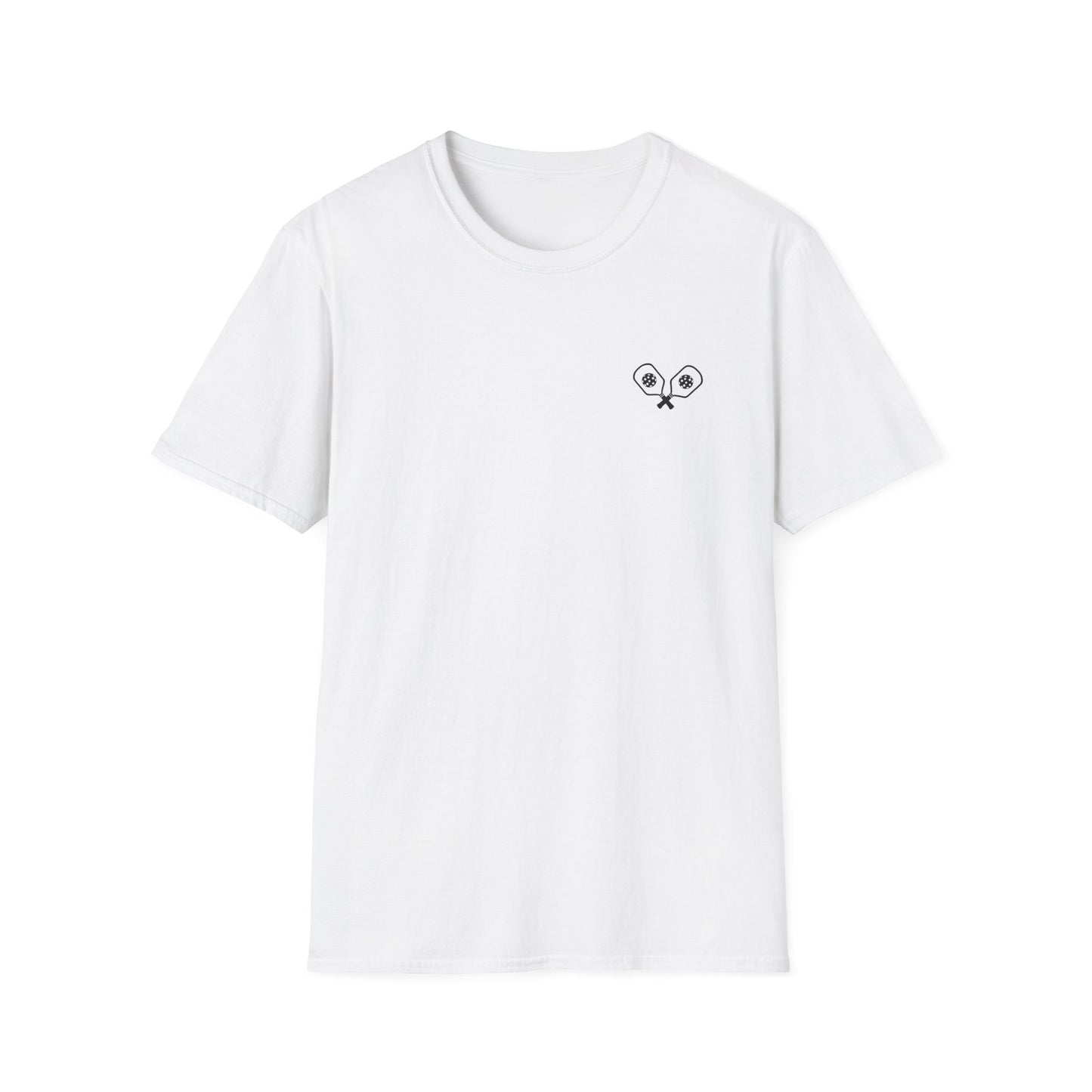 Women's Eye-Catching Pickleball T-shirt - Was That Out Are You Sure? White