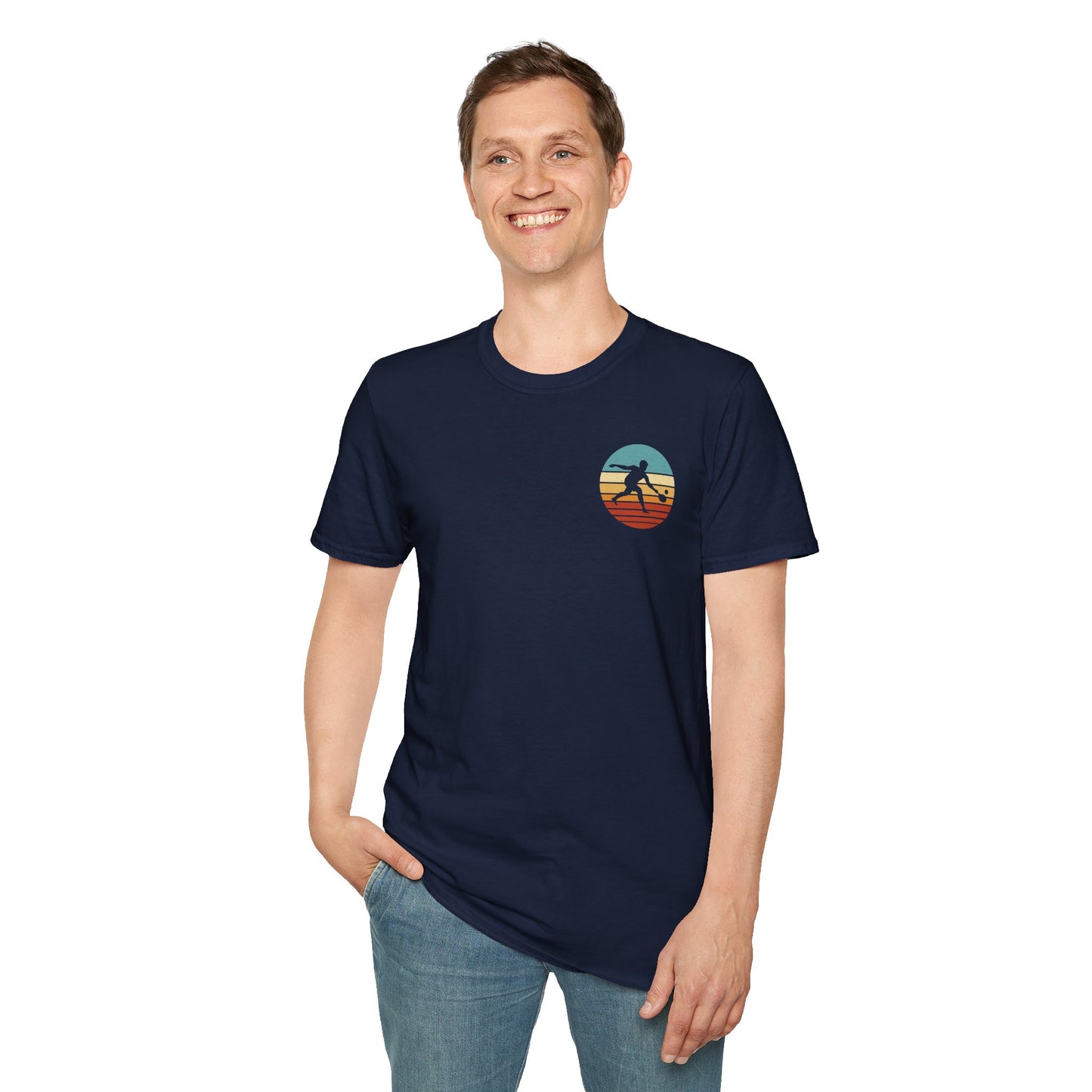 Men's Pickleball T-shirt - World's Okayest Pickleball Player Retro