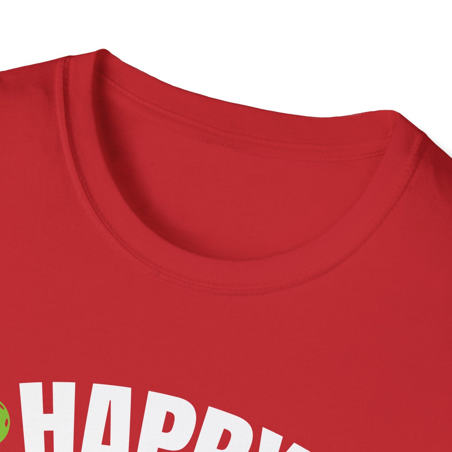 Women's Soft Pickleball T-shirt - Happy People Play Pickleball