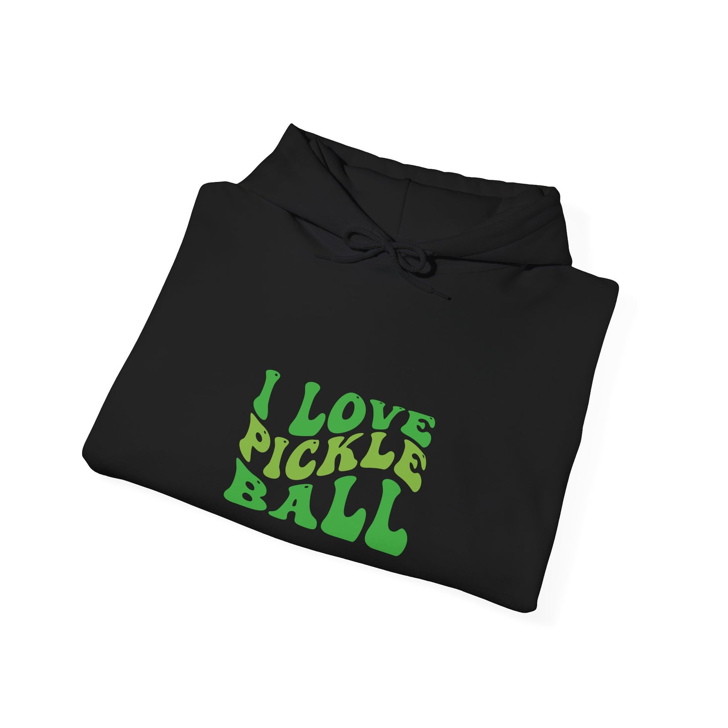 Men's Stylish Pickleball Hoodie - I Love Pickleball