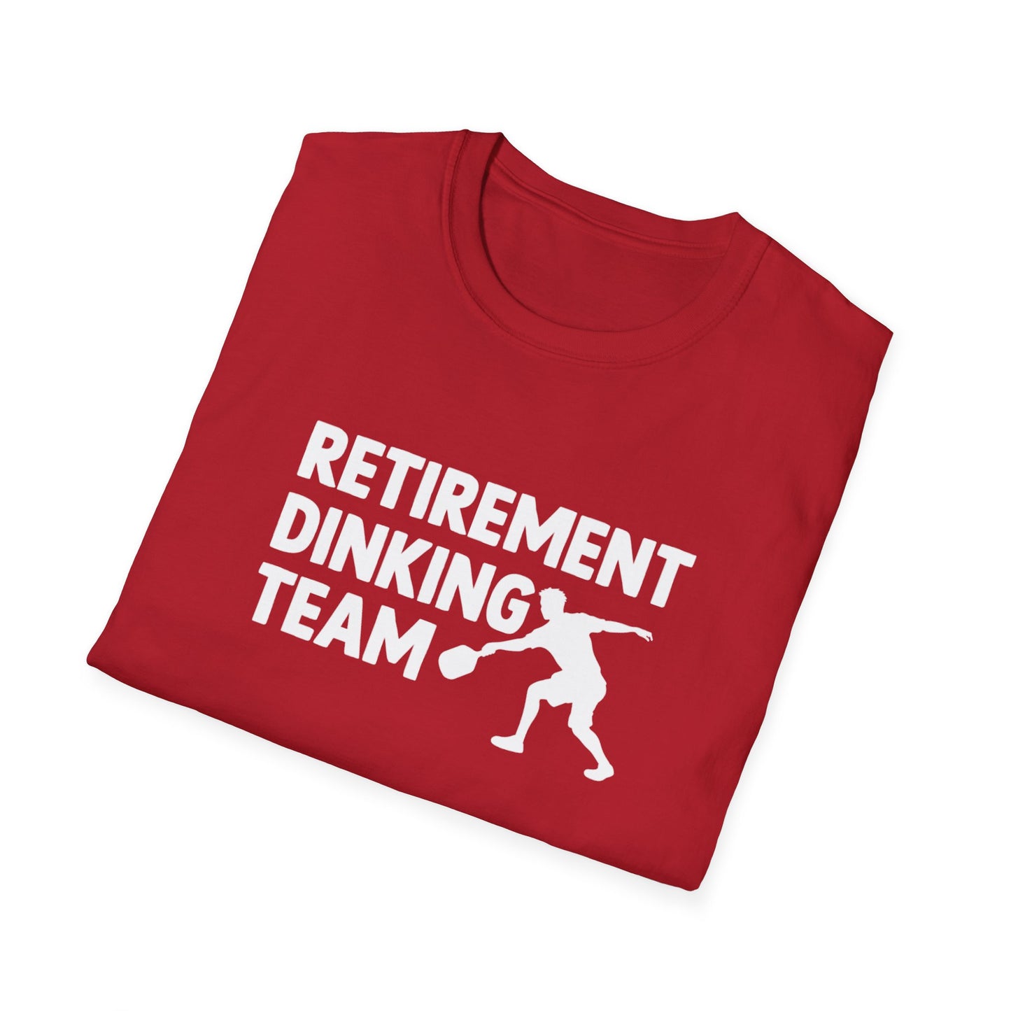 Men's Funny Pickleball T-Shirt - Retirement Dinking Team