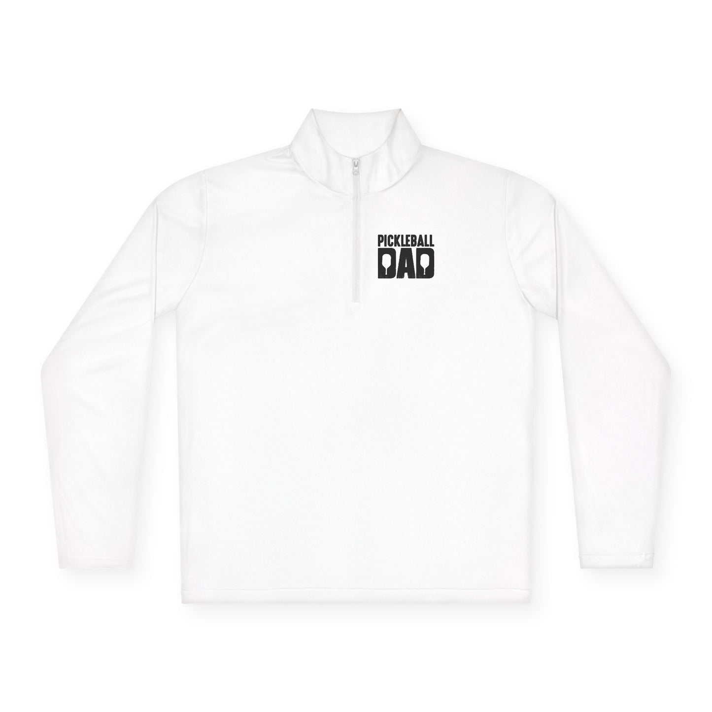 Men's Durable Pickleball Pullover - Pickleball Dad White