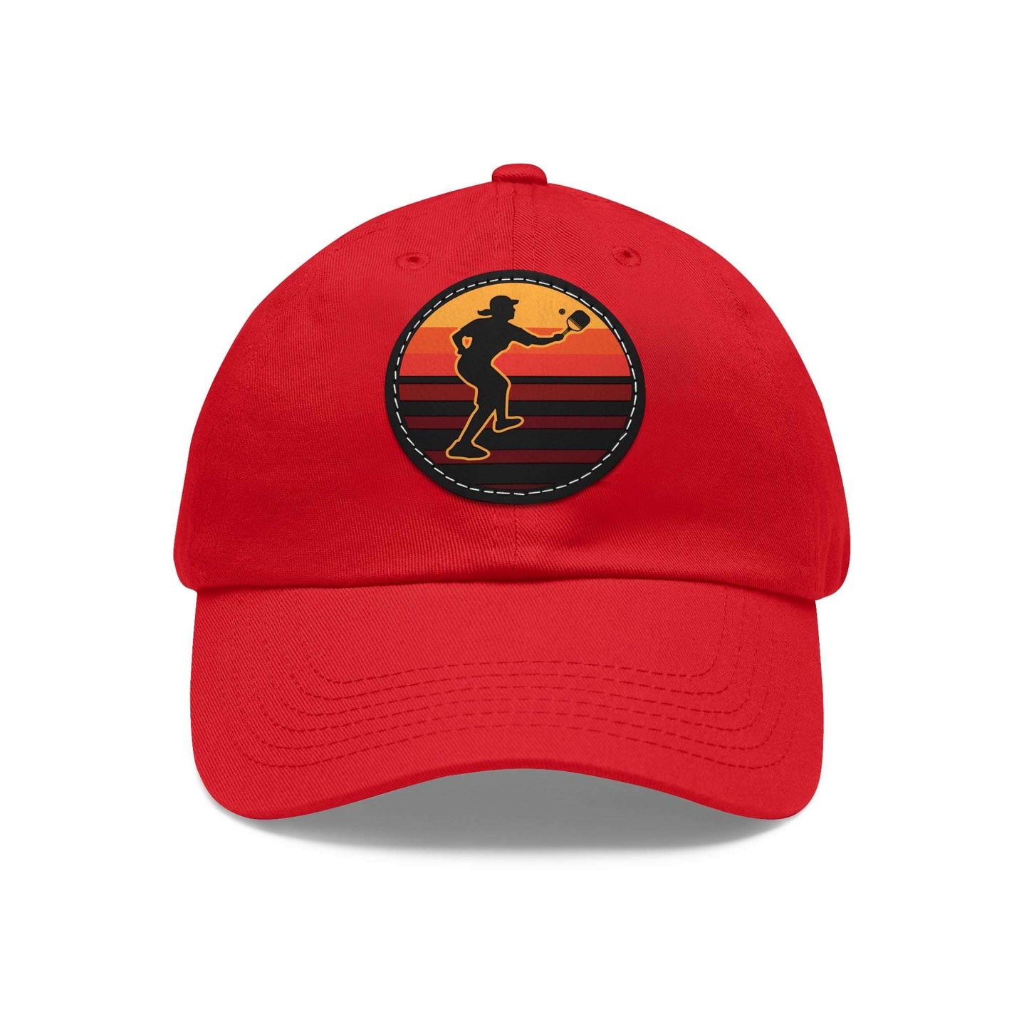 Pickleball Cool Cap - Pickleball Sunset Red