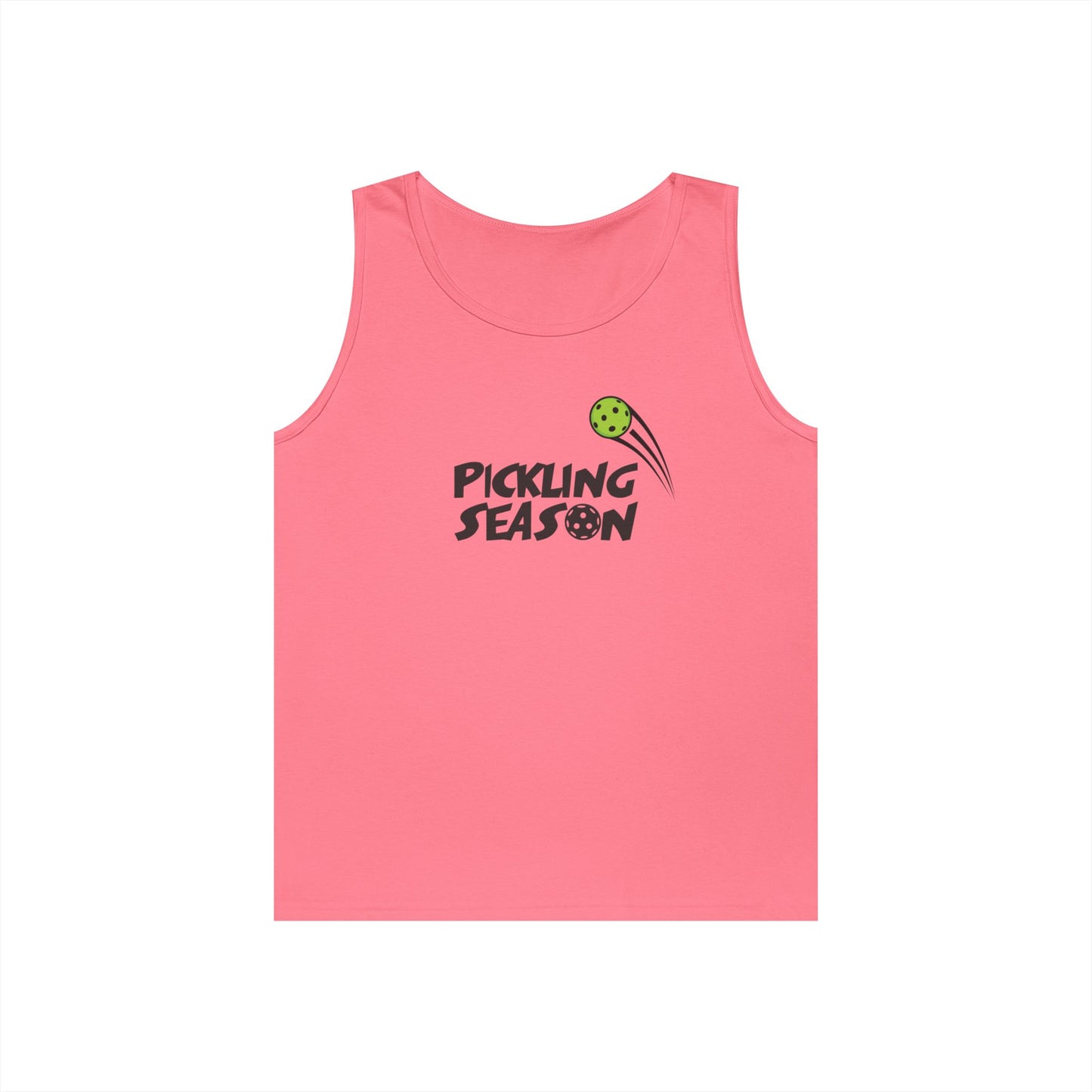 Women's Funny Pickleball Tank Top - Pickling Season Pink