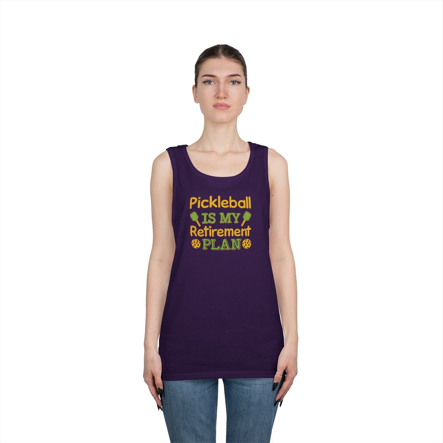 Women's Funny Pickleball Tank Top - Pickleball Is My Retirement Plan
