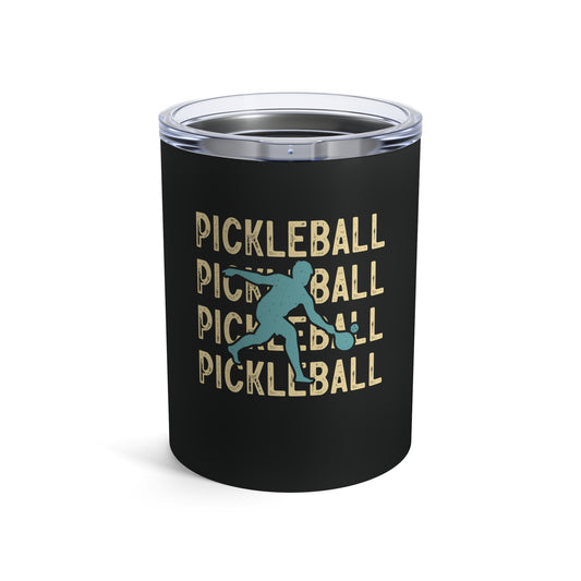 Pickleball Cool Tumbler - Pickleball Repeat Black