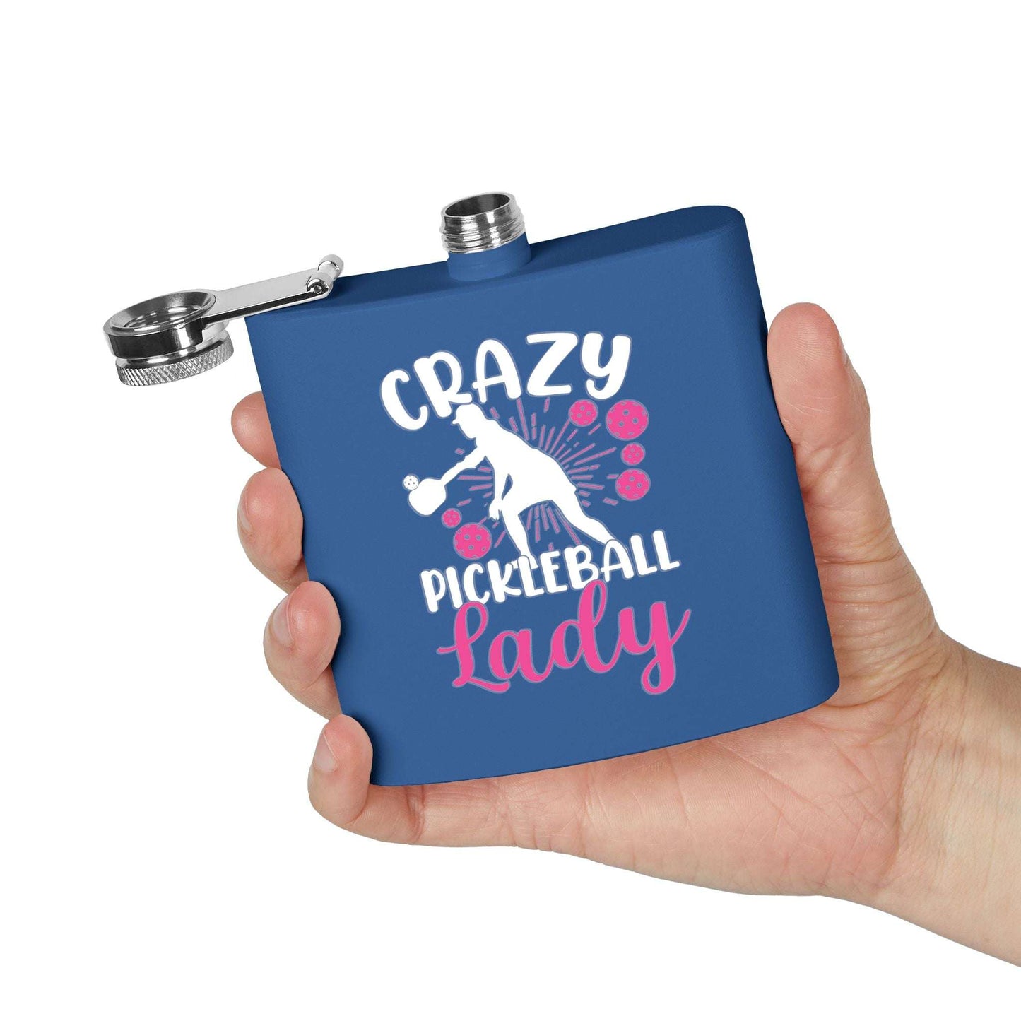 Pickleball Durable Flask - Crazy Pickleball Lady