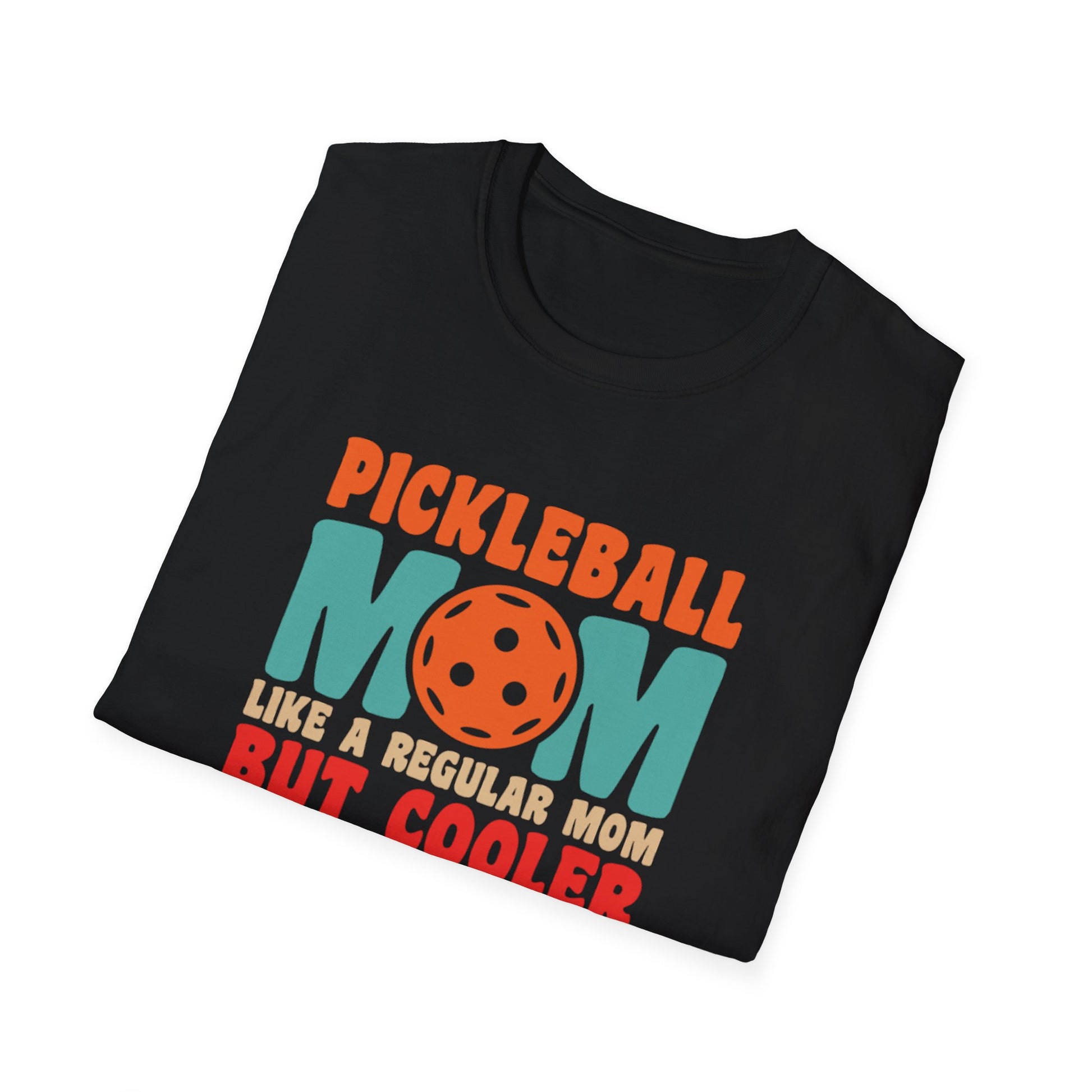 Women's Funny Pickleball T-shirt - Like a Regular Mom but Cooler