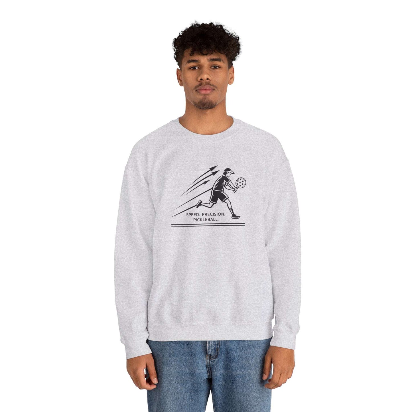 Men's Comfy Pickleball Sweatshirt - Speed. Precision. Pickleball.